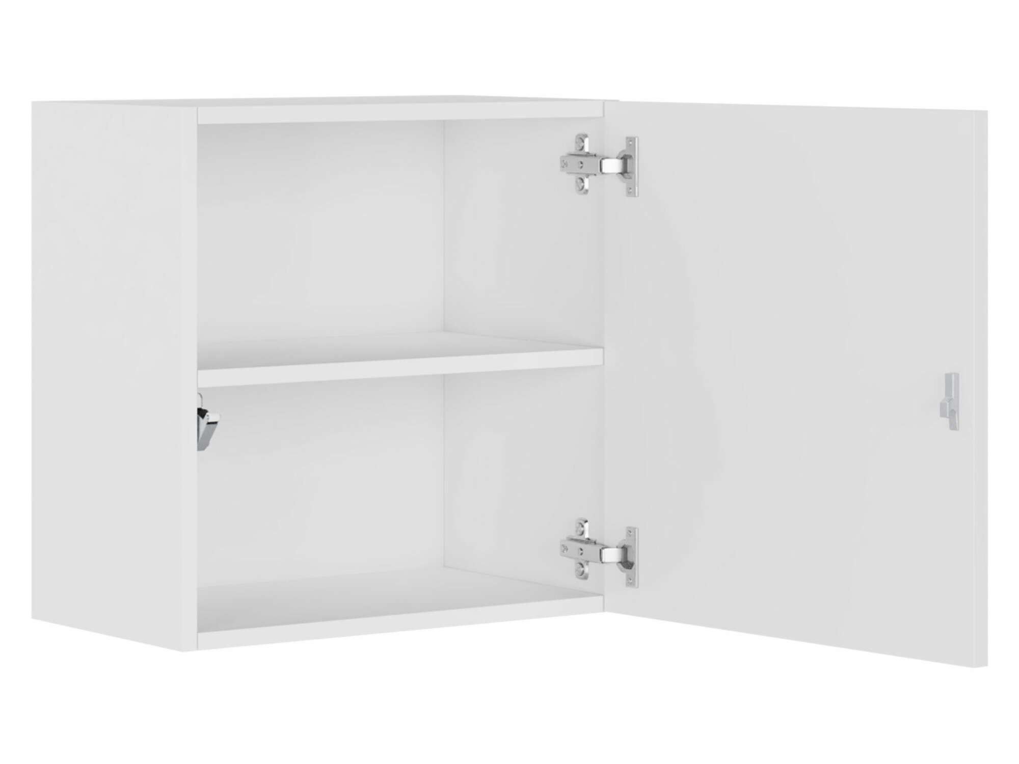 Armoire murale Vilrin I (Noir + Noir brillant)