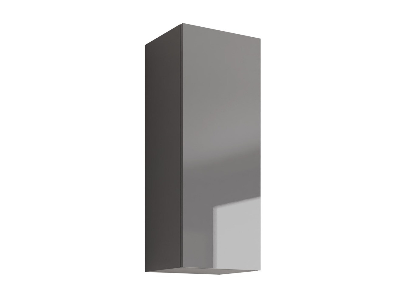 Armoire murale Vilrin VI (Gris + Gris brillant)