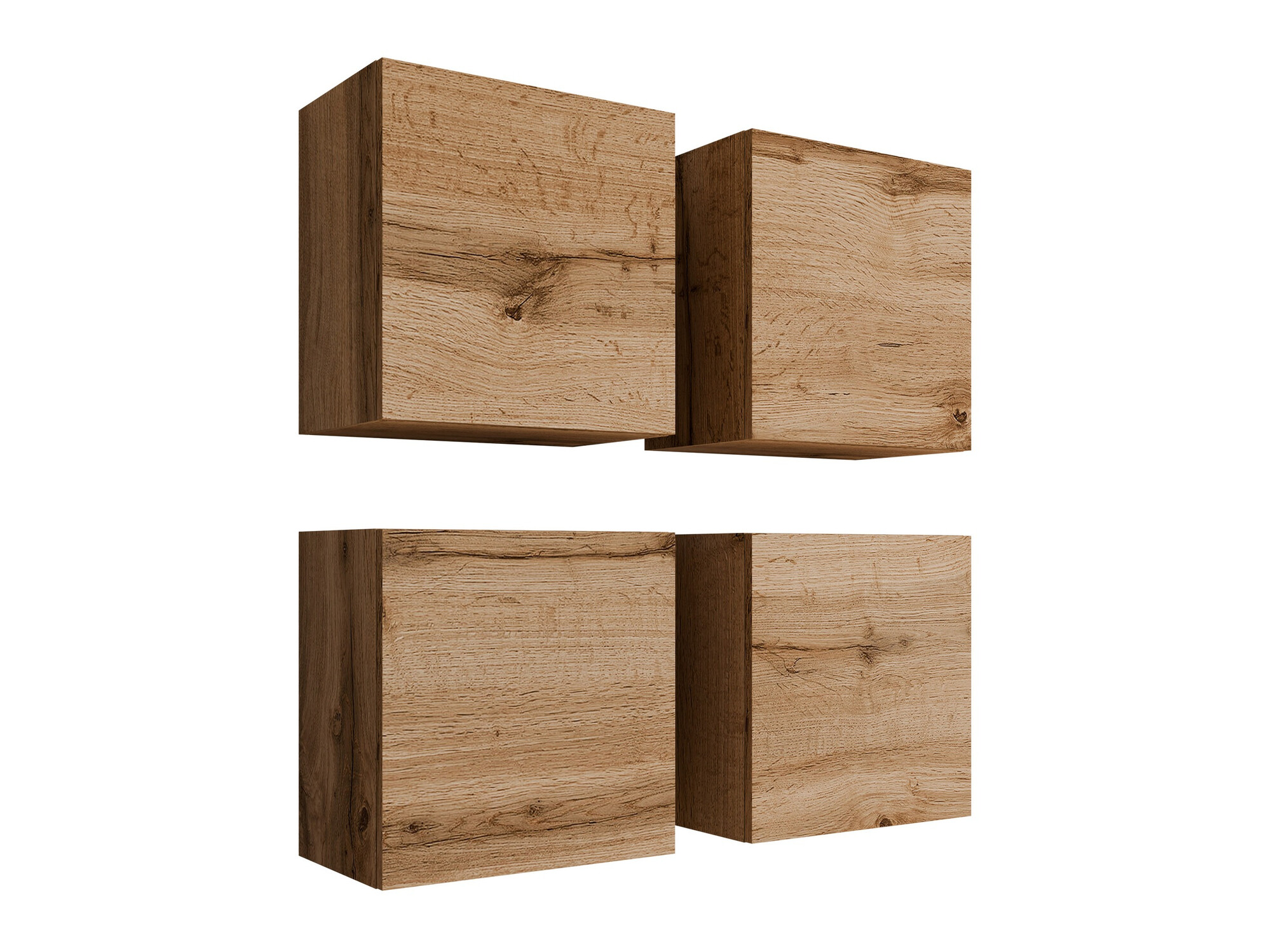 Ensemble d'armoires Vilrin (Chêne wotan)