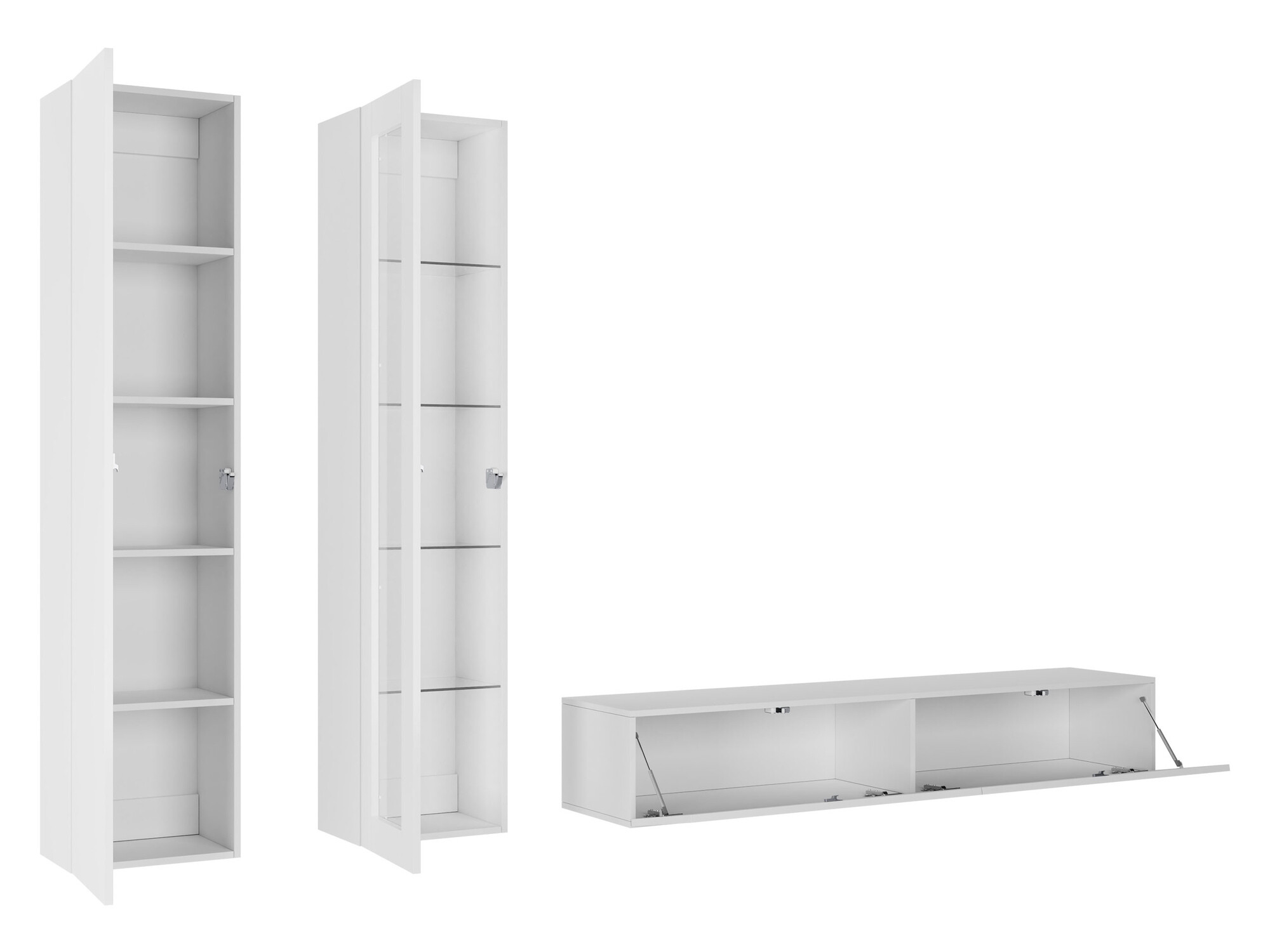 Ensemble de salon Venenou 102 (Gris + Gris brillant)