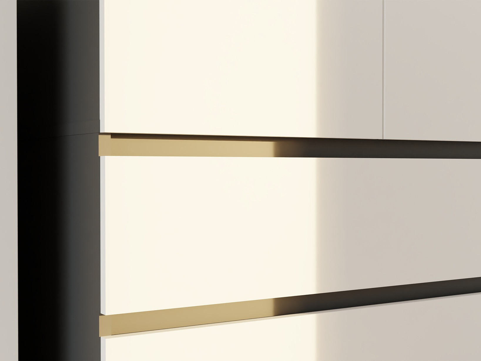 Armoire Elbvelu 116 (Blanc + Anthracite)