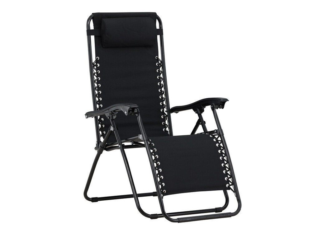 Chaise de jardin Dallas 4823 (Noir)