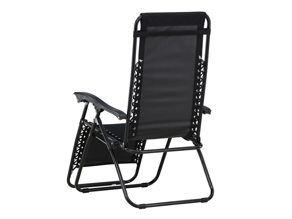 Chaise de jardin Dallas 4823 (Noir)