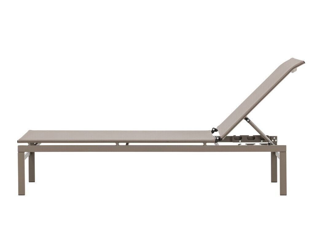 Chaise longue de jardin Dallas 4834 (Beige + Brun clair)