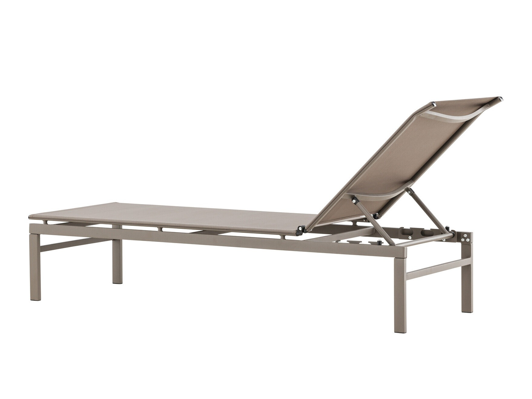 Chaise longue de jardin Dallas 4834 (Beige + Brun clair)