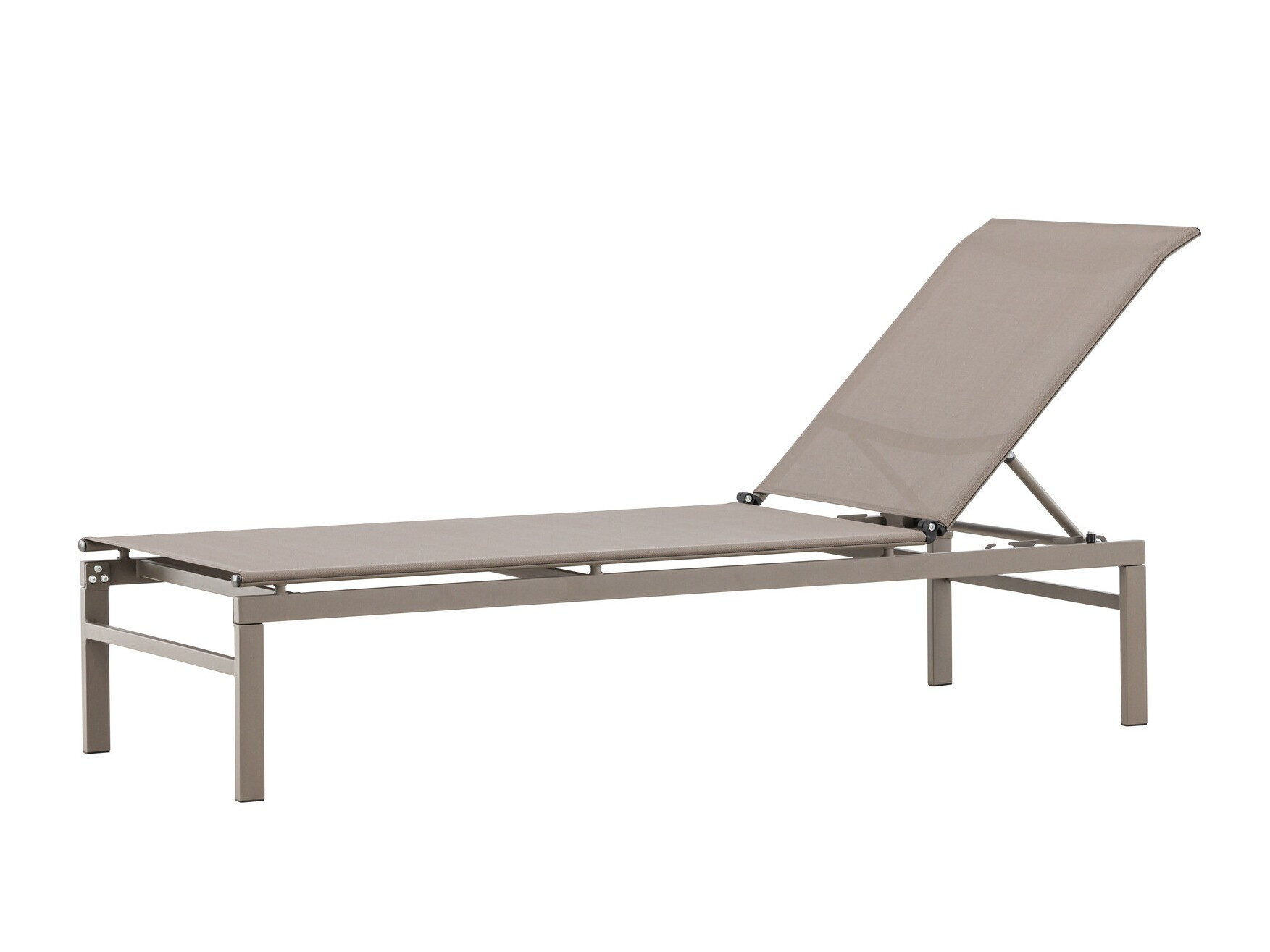Chaise longue de jardin Dallas 4834 (Beige + Brun clair)