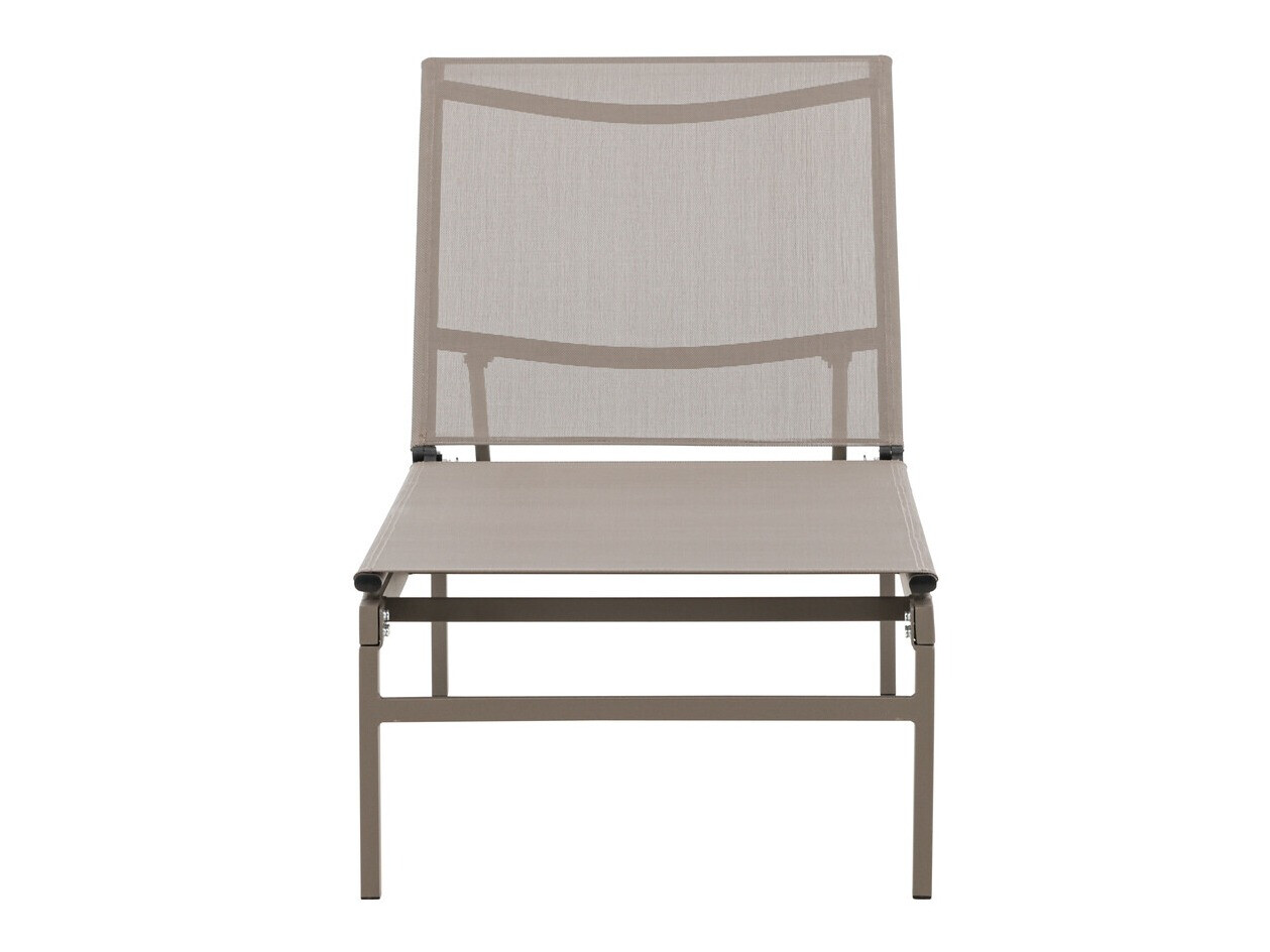Chaise longue de jardin Dallas 4834 (Beige + Brun clair)
