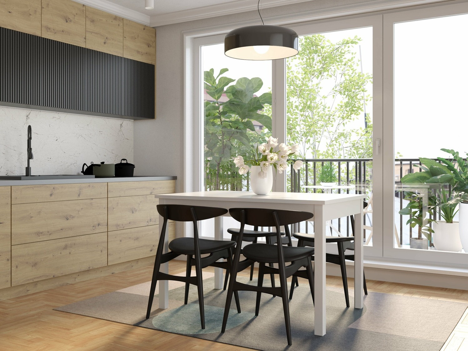 Table Bristol 220 (Blanc)