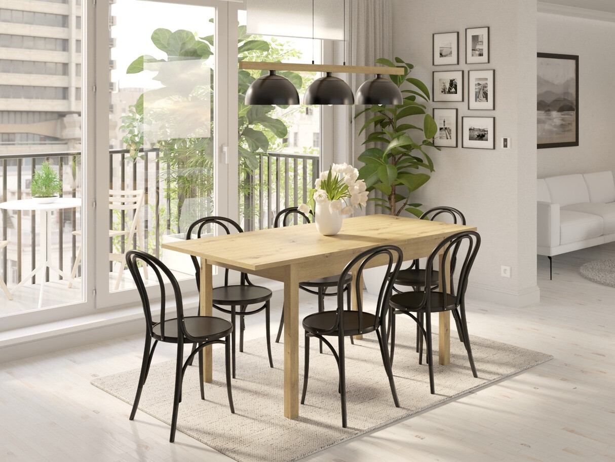 Table Bristol 220 (Chêne Artisan)