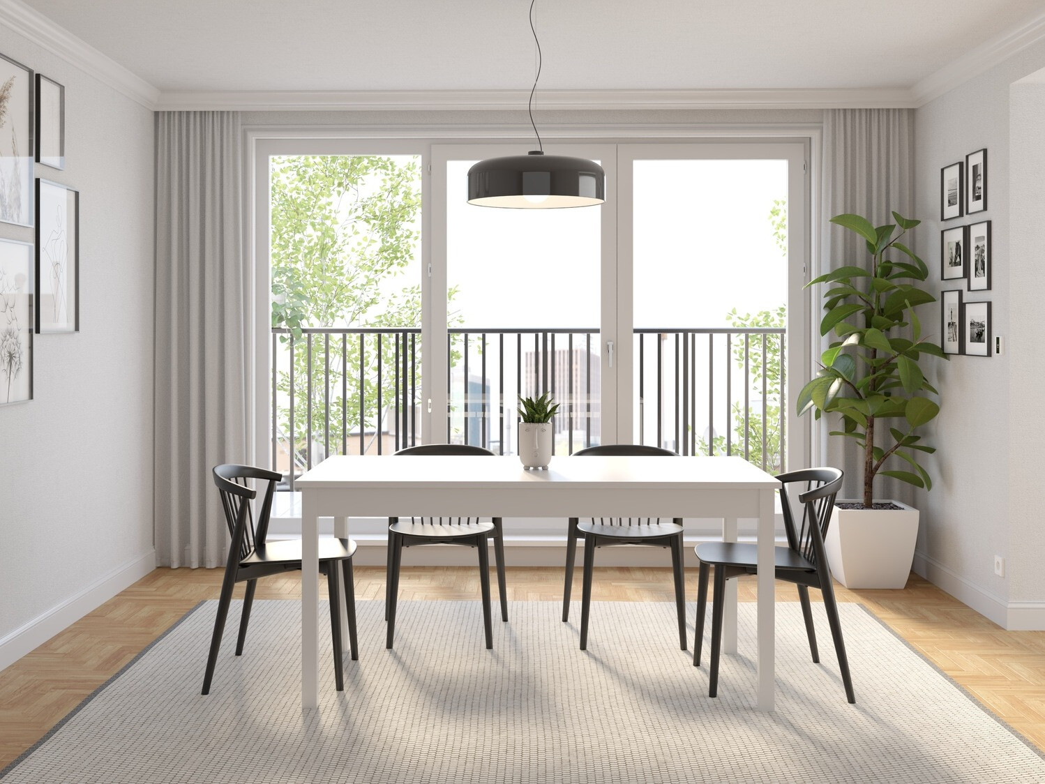 Table Bristol 221 (Blanc)