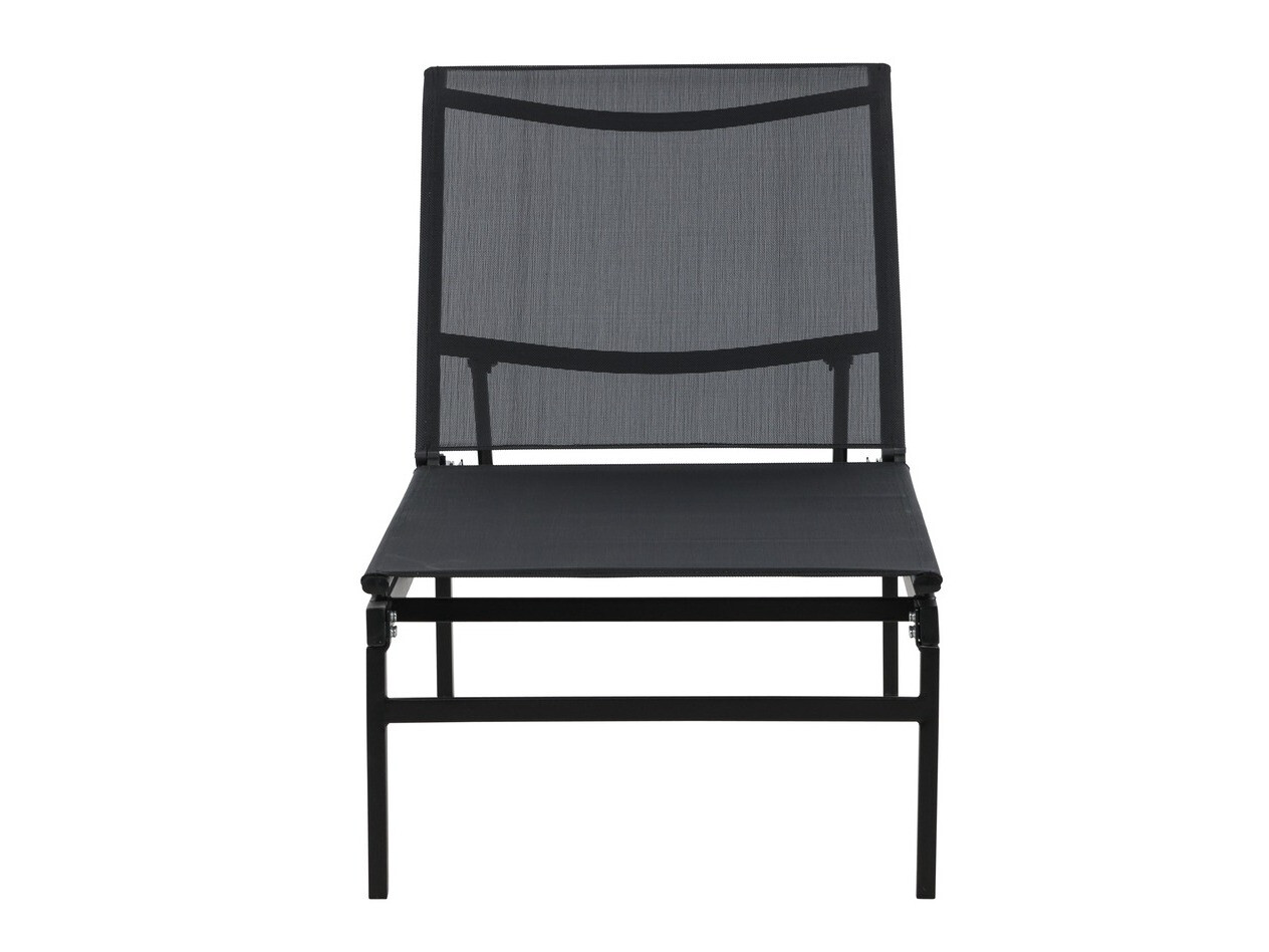 Chaise longue de jardin Dallas 4834 (Noir)