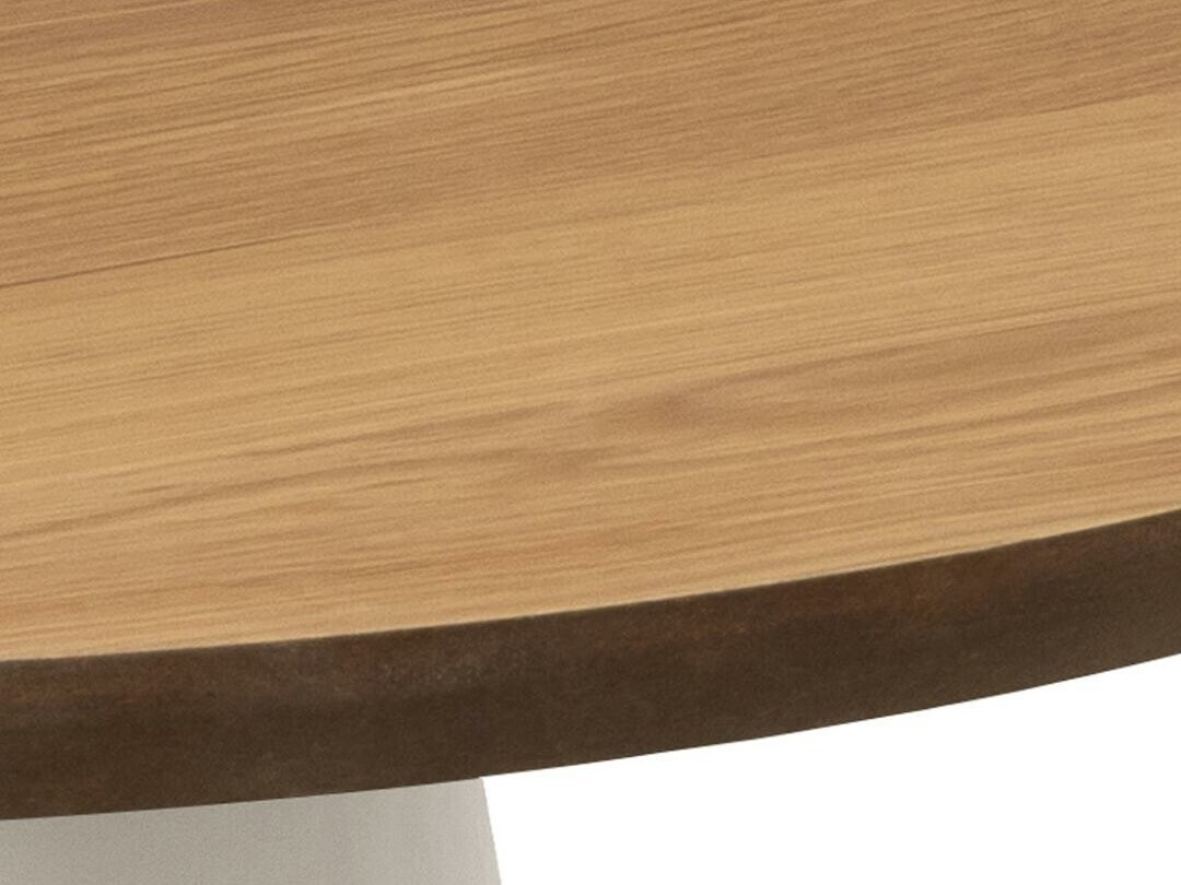 Table d'appoint Norsica 950 (Gris + Chêne)
