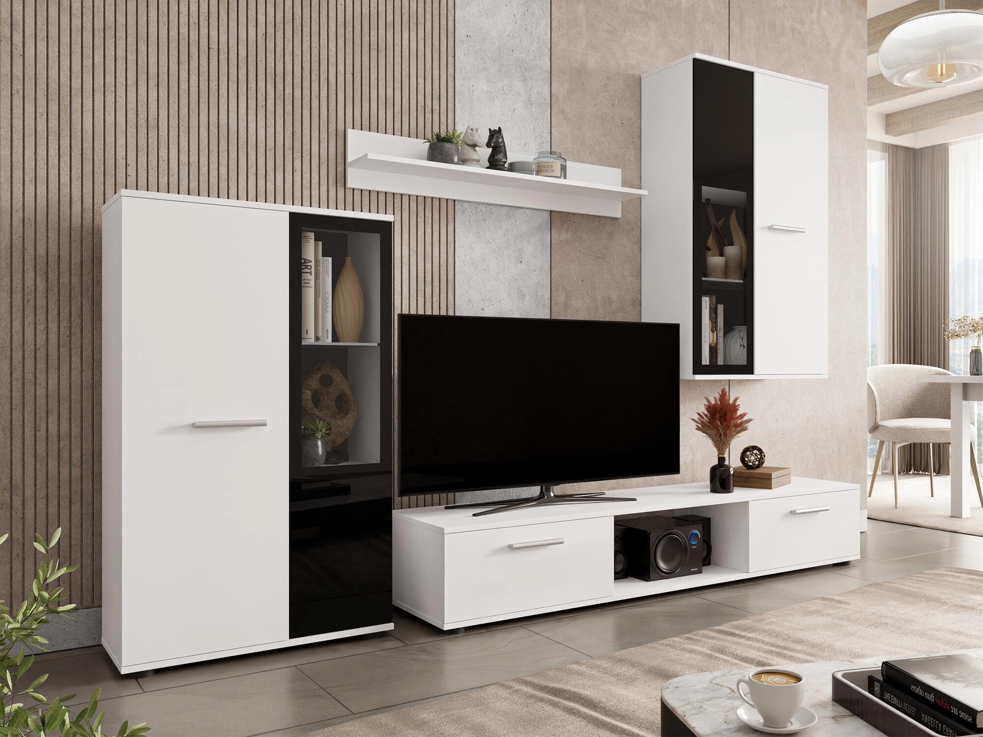 Ensemble de salon Genio (Blanc)