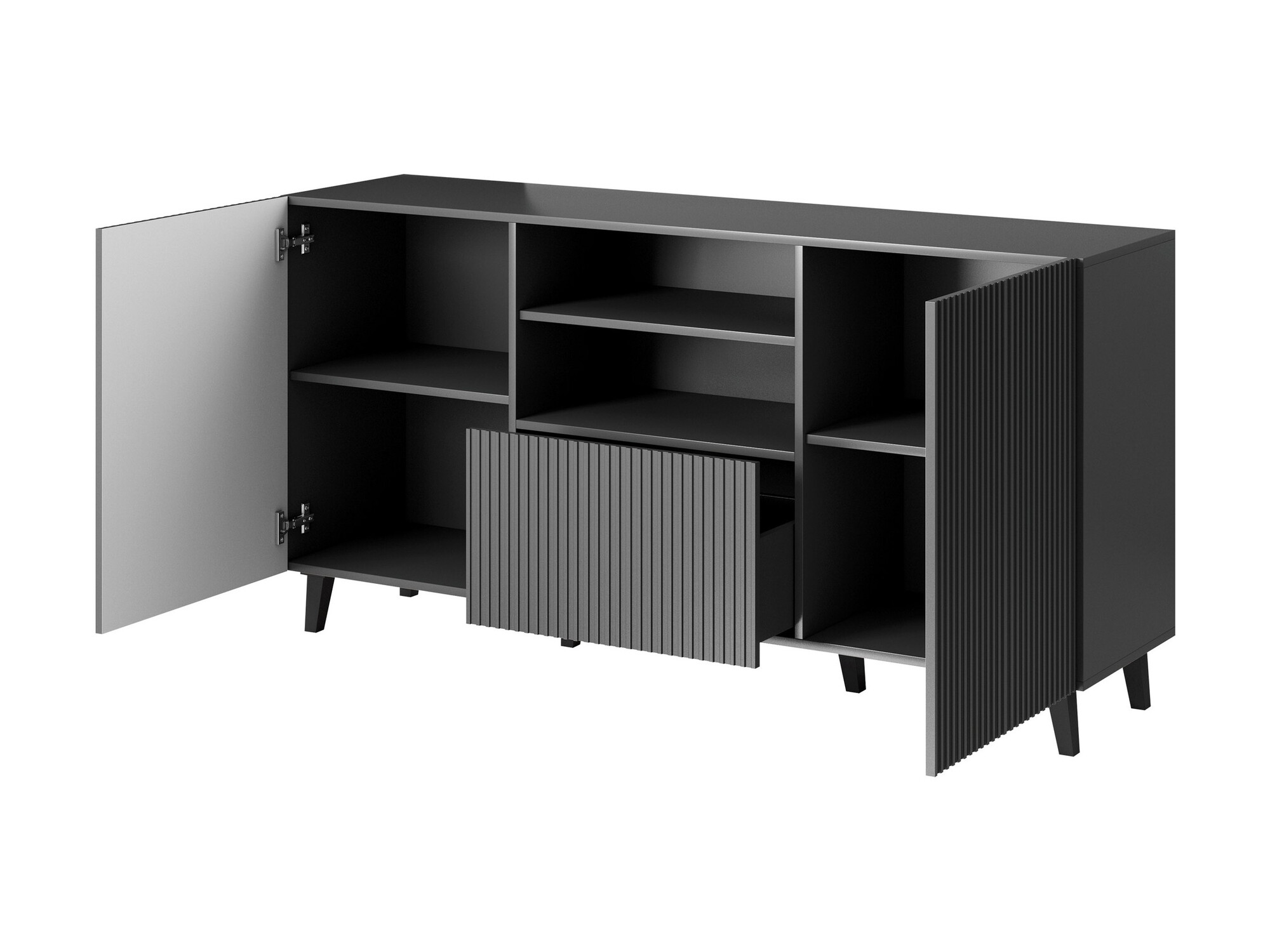 Ensemble de salon Comes I (Anthracite)