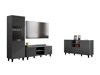 Ensemble de salon Remeta 111 (Anthracite)