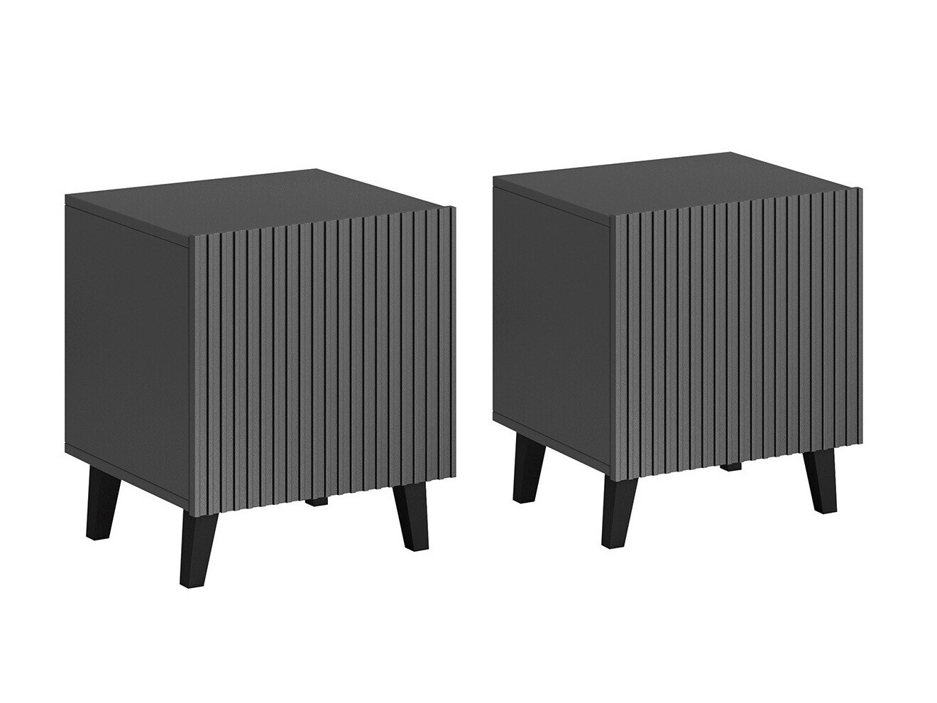 Ensemble de tables de chevet Comes (Anthracite)