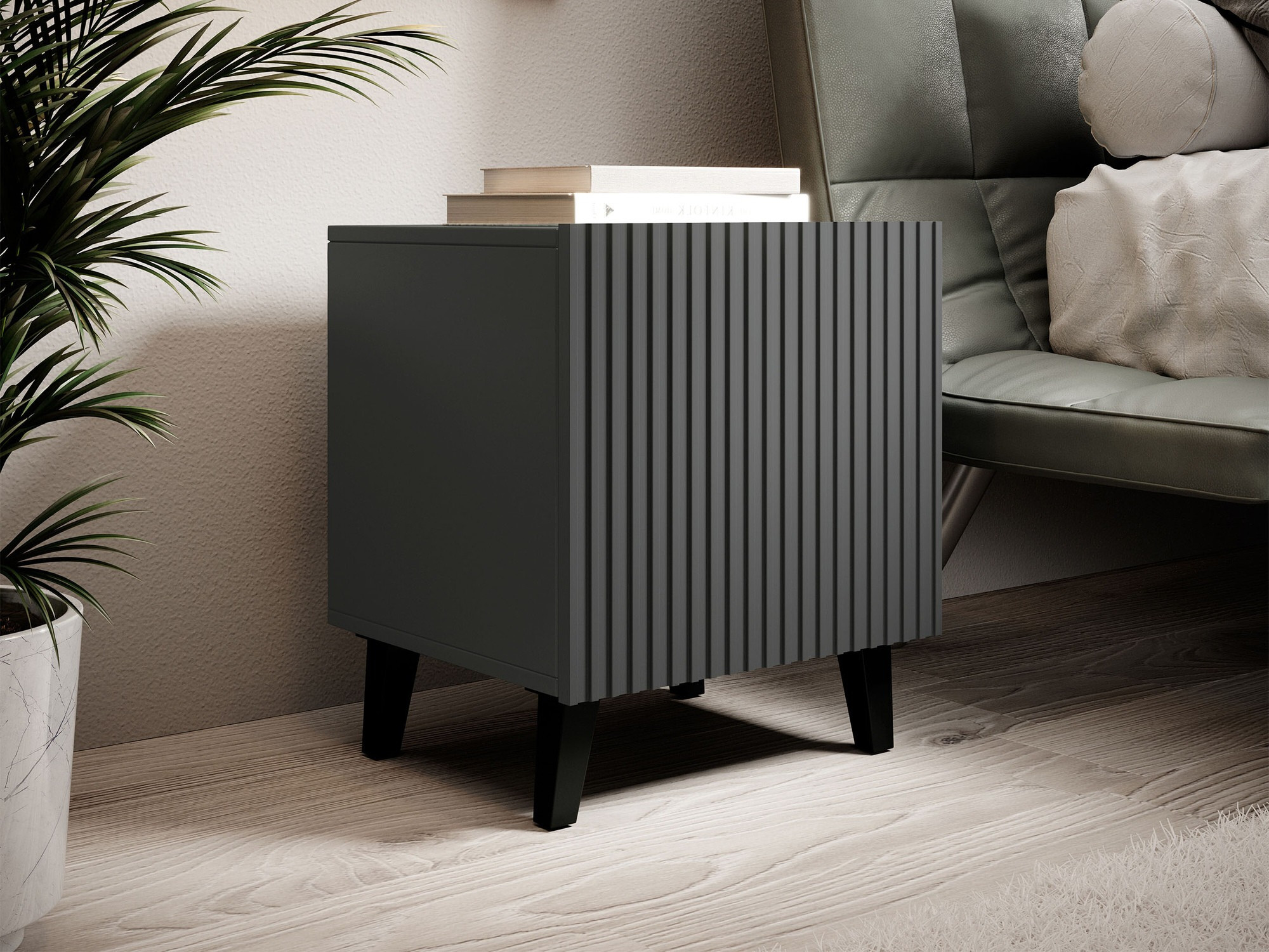 Ensemble de tables de chevet Comes (Anthracite)