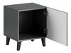 Ensemble de tables de chevet Remeta 104 (Anthracite)