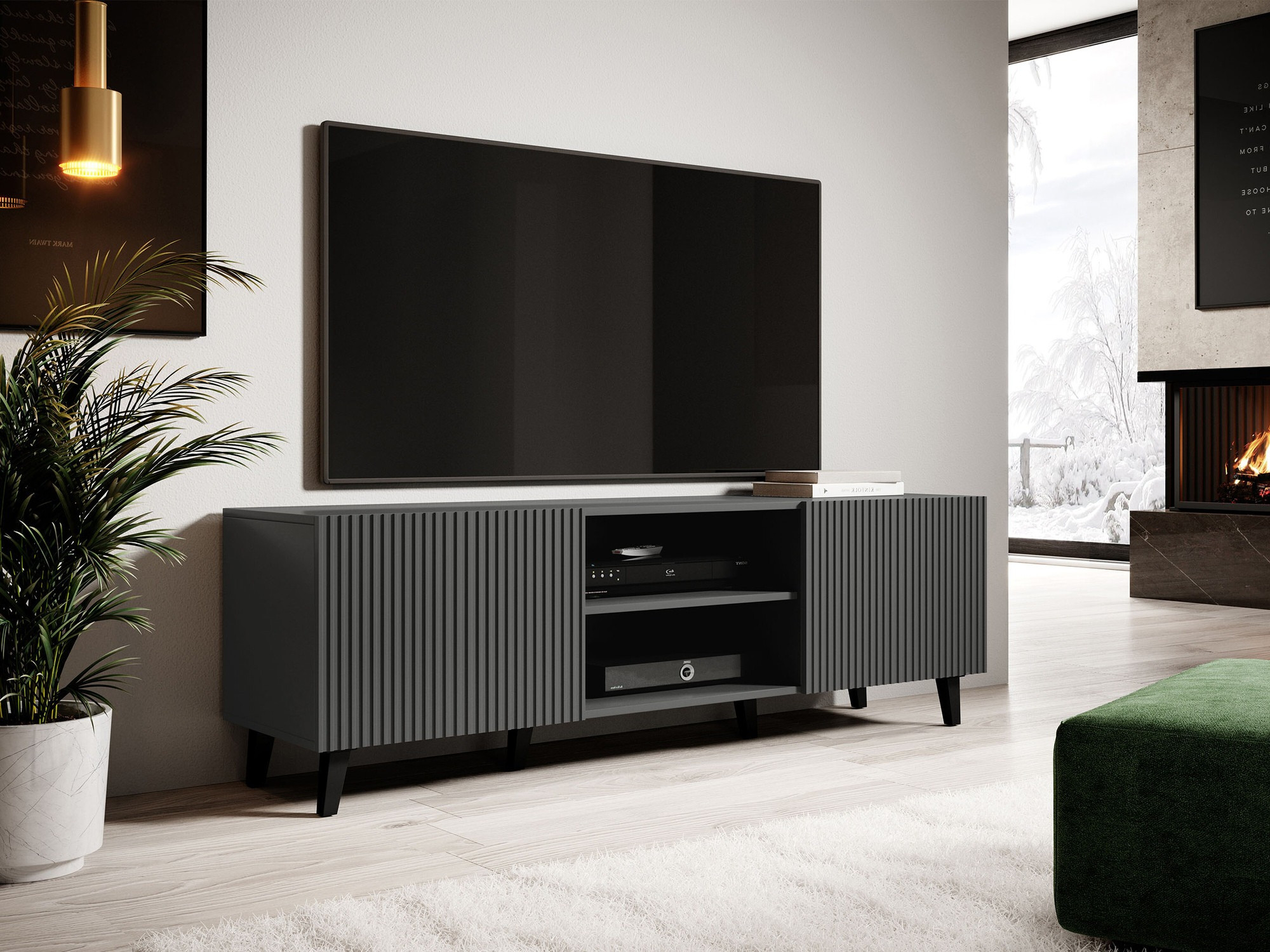 Meuble TV Remeta 102 (Anthracite)