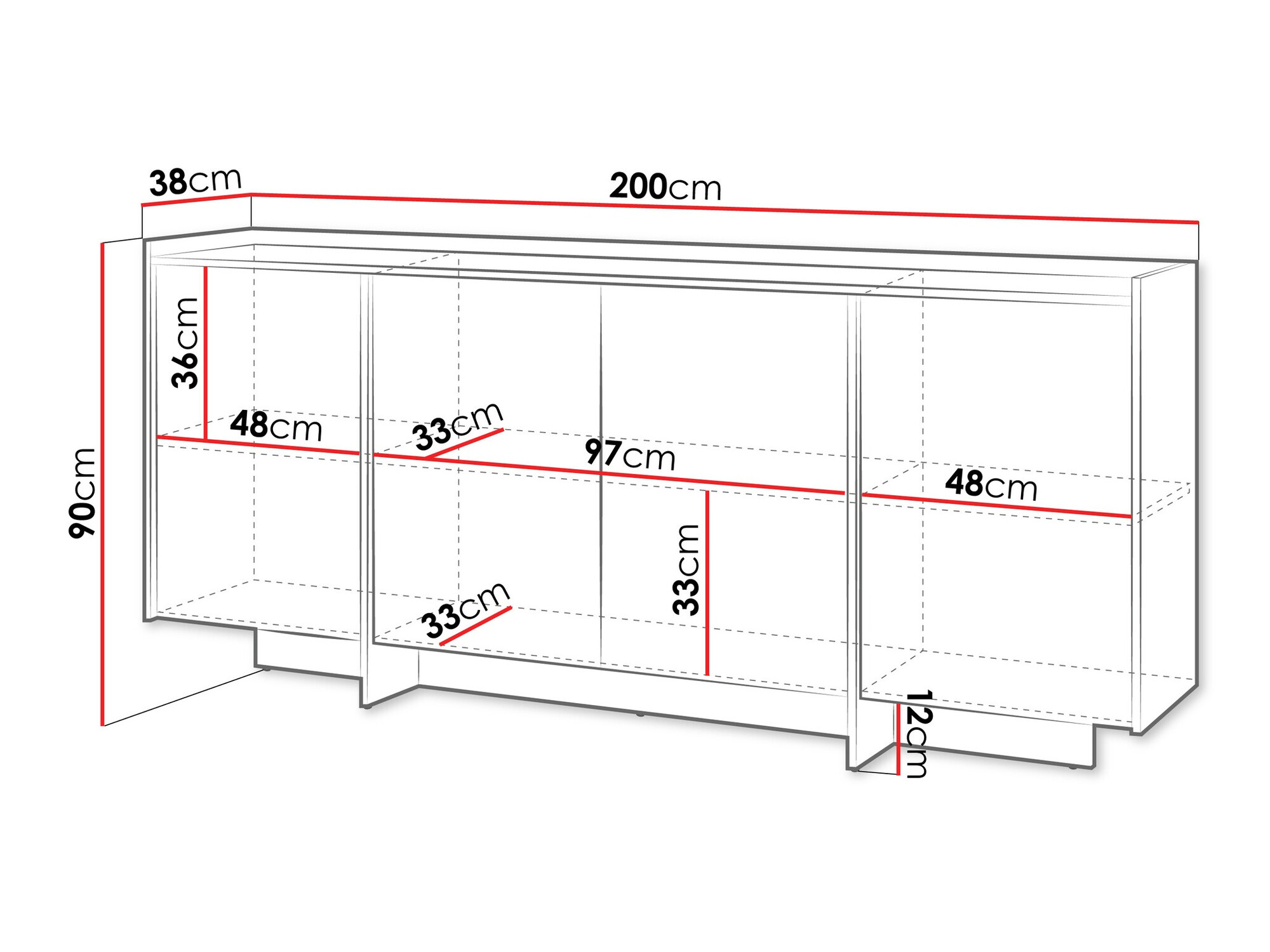 Buffet Filus (Chêne)