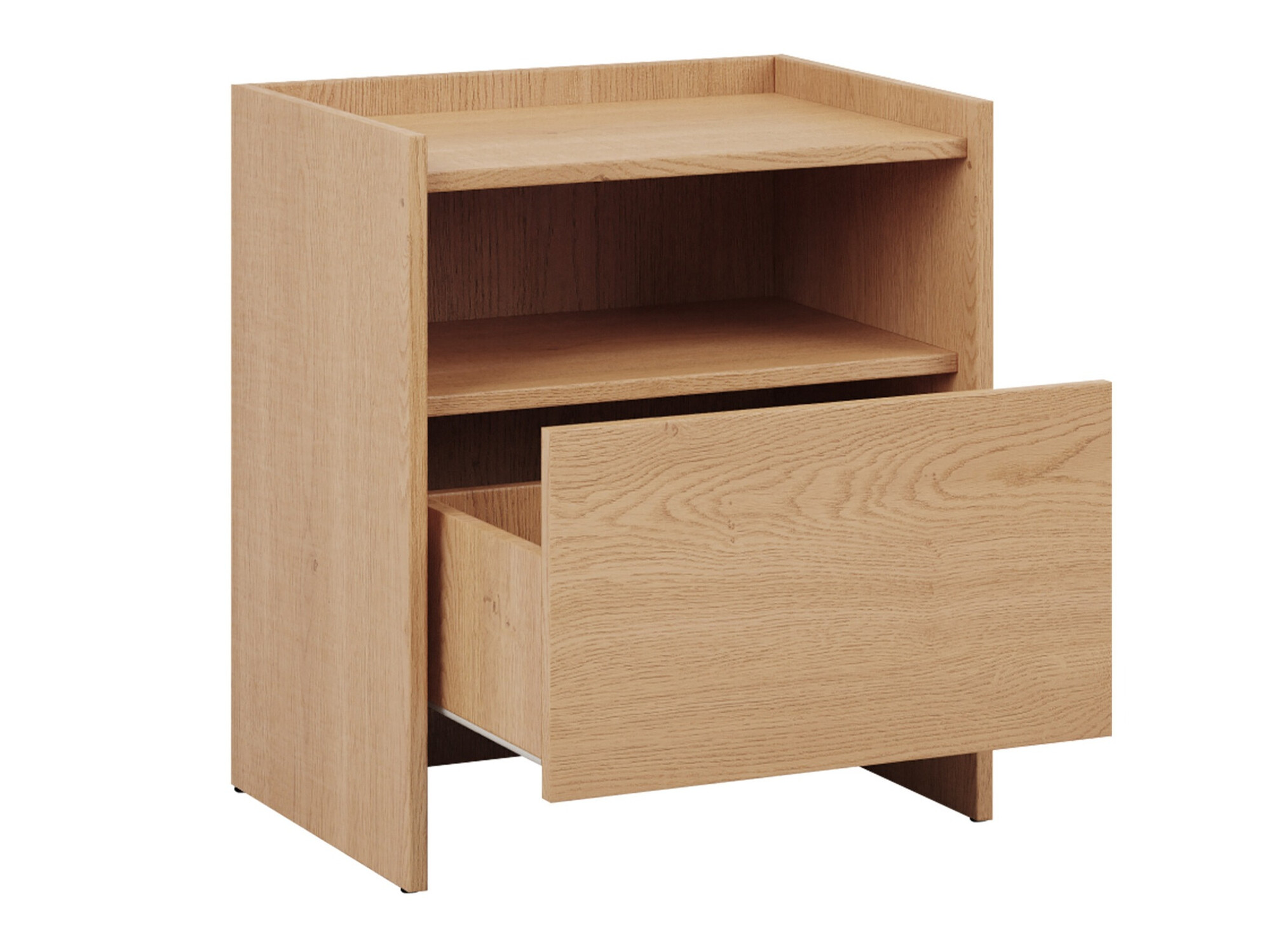 Table de chevet Filus (Chêne foncé)