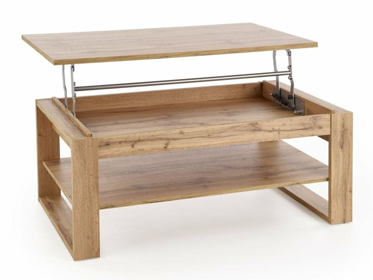 Table basse transformateur Houston 1959 (Chêne Artisan + Noir)