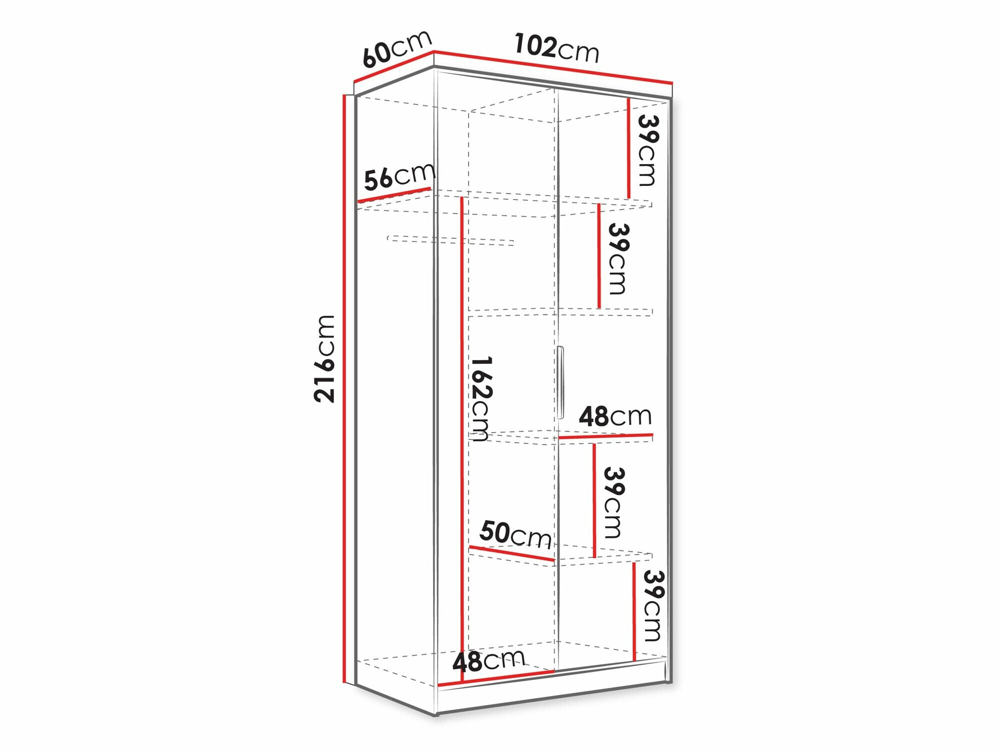 Armoire Comfivo Papilio II (Blanc)