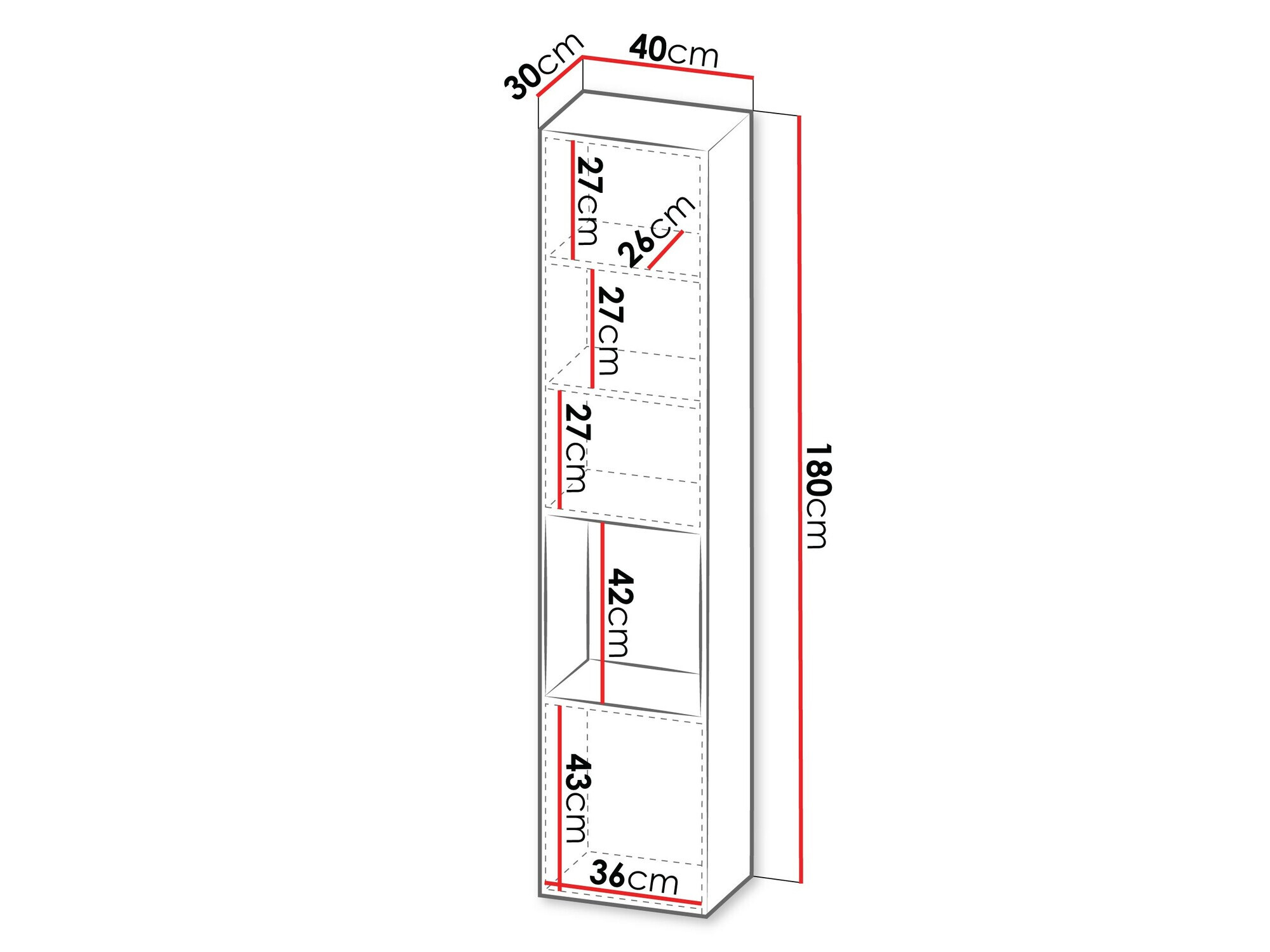 Étagère murale Species I (Noir)