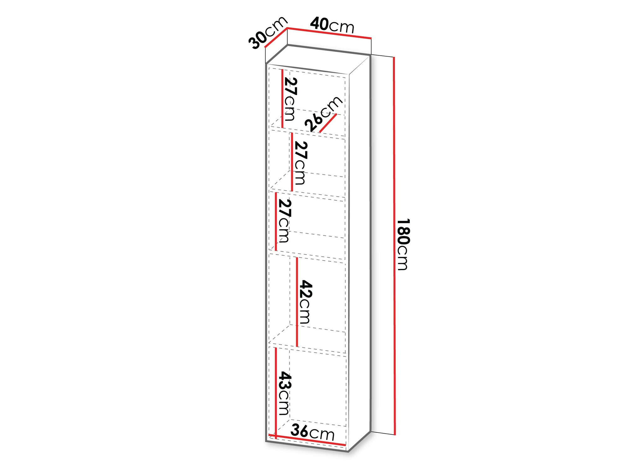 Étagère murale Species (Noir)