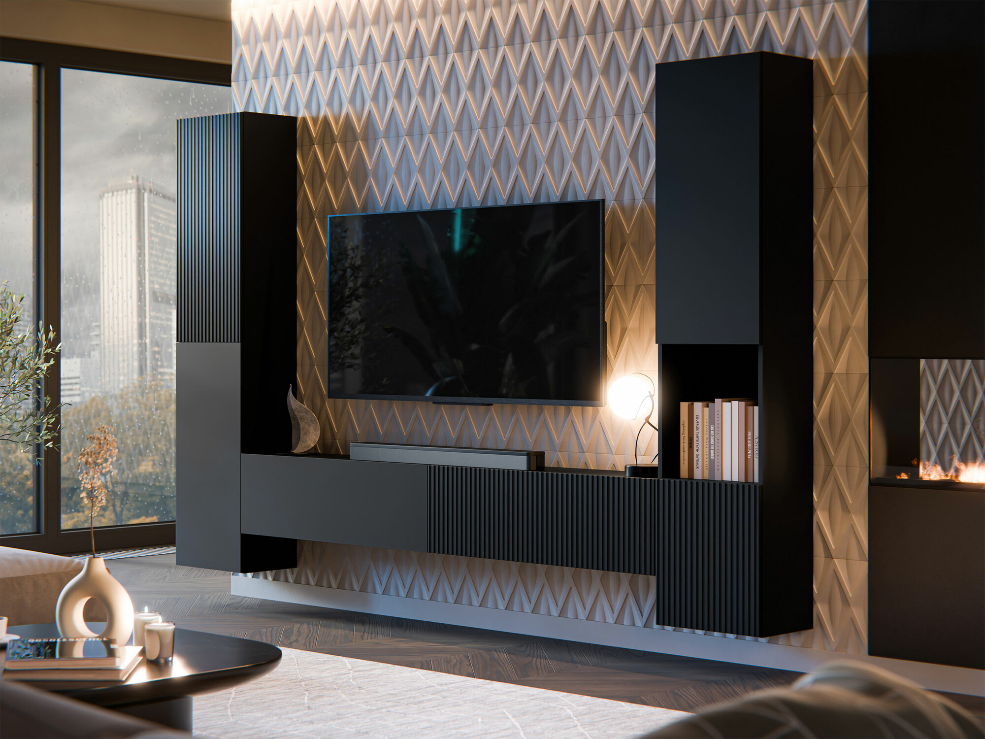 Ensemble de salon Species I (Noir)