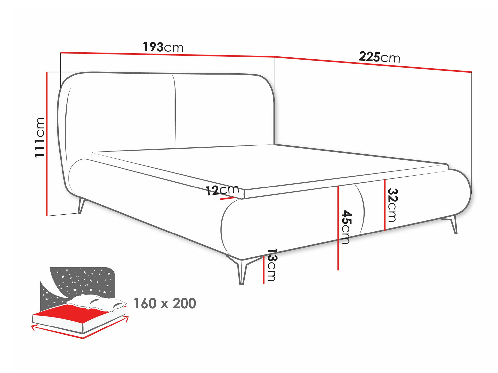 Lit TrendyNest Fenara (Coral 75)