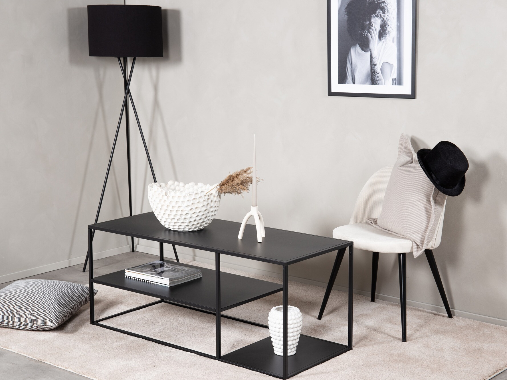 Table basse Dallas 4727 (Noir)