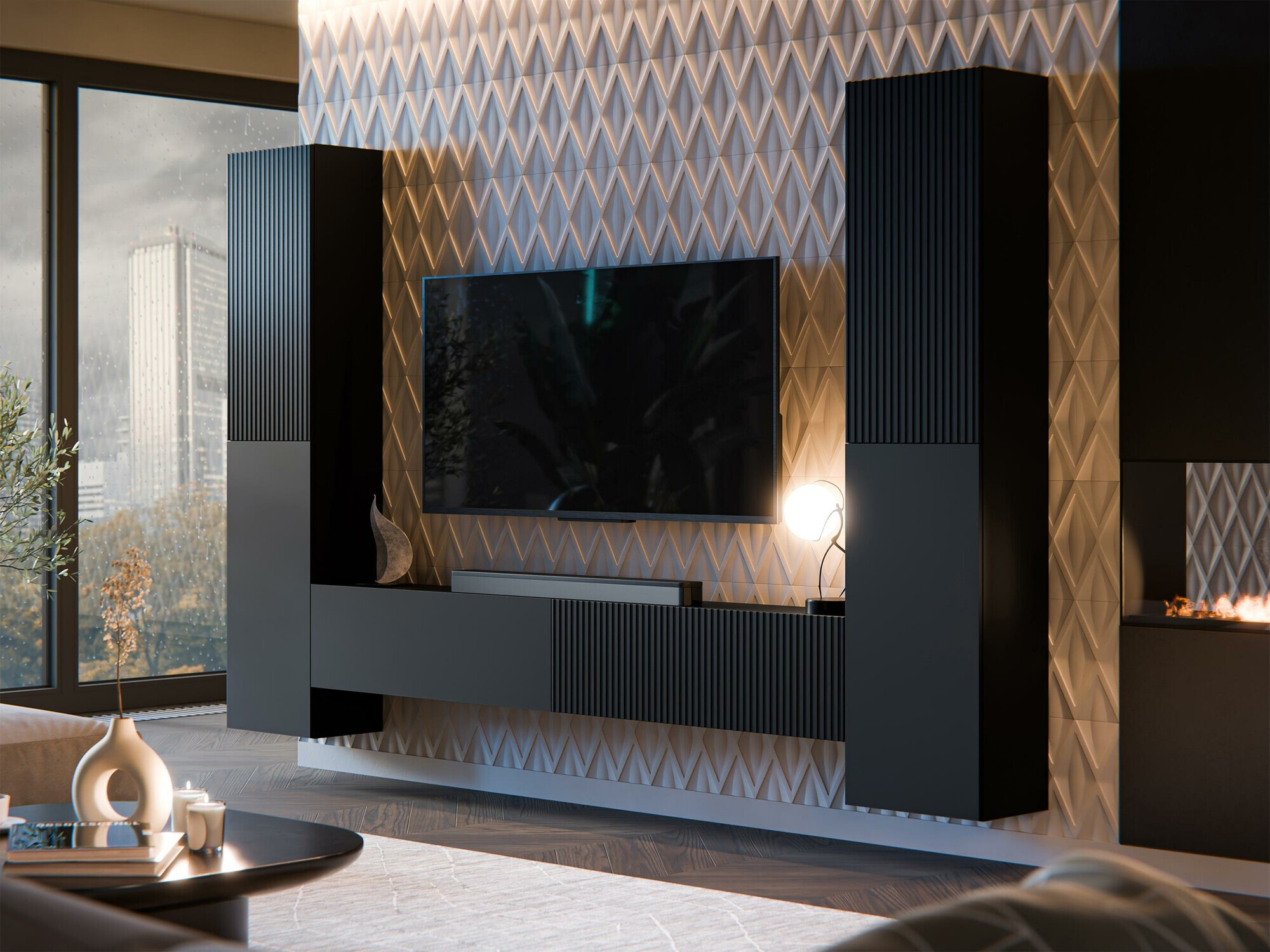 Ensemble de salon Species II (Noir)