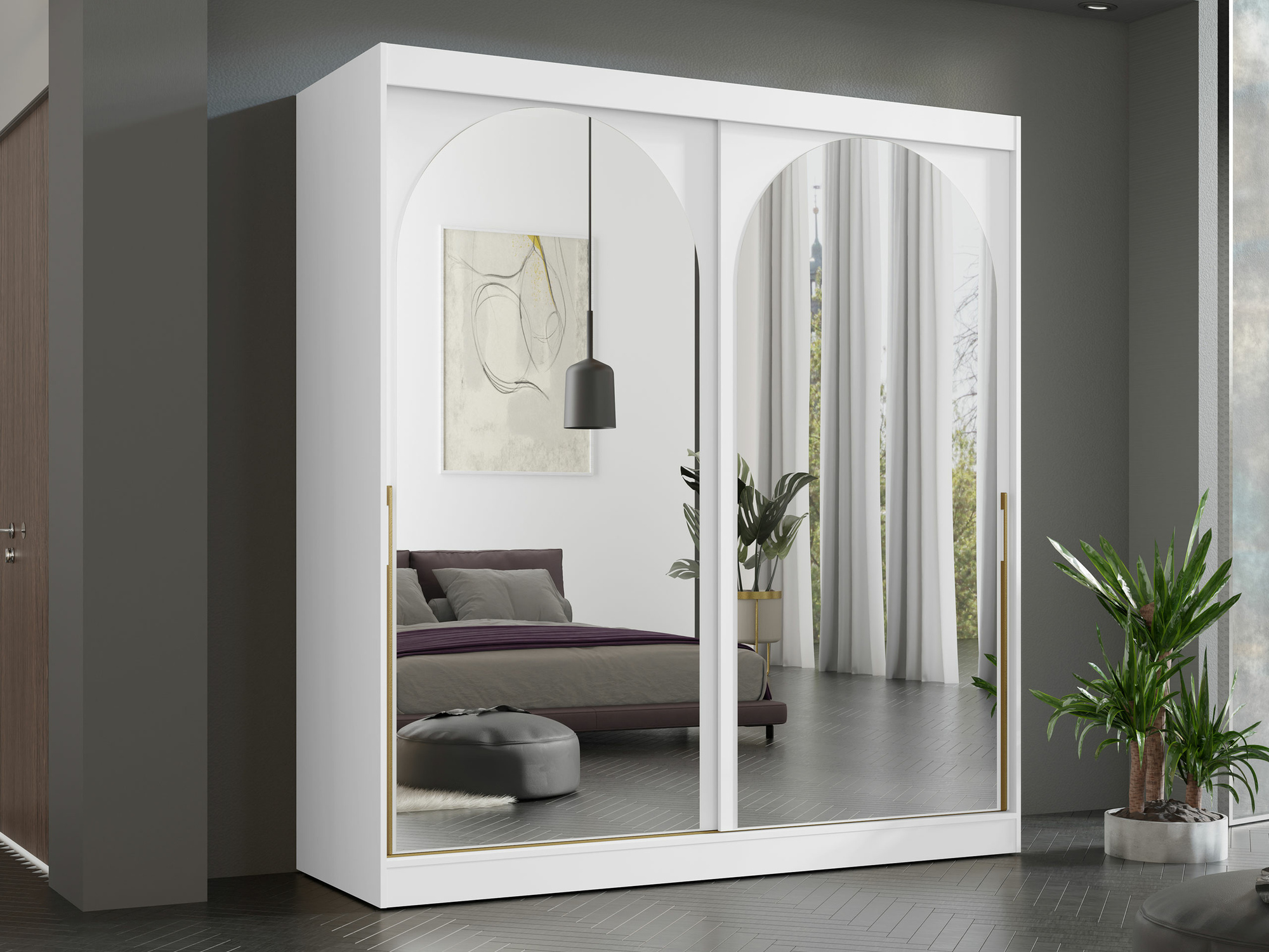 Armoire Toledo 133 (Blanc)