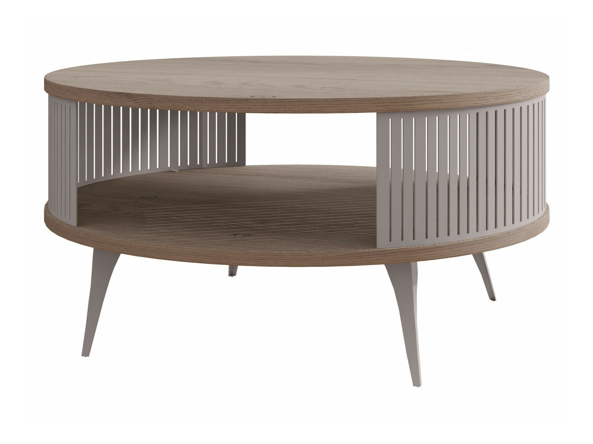Table basse Vitum VI (Cachemire + Clair bois)