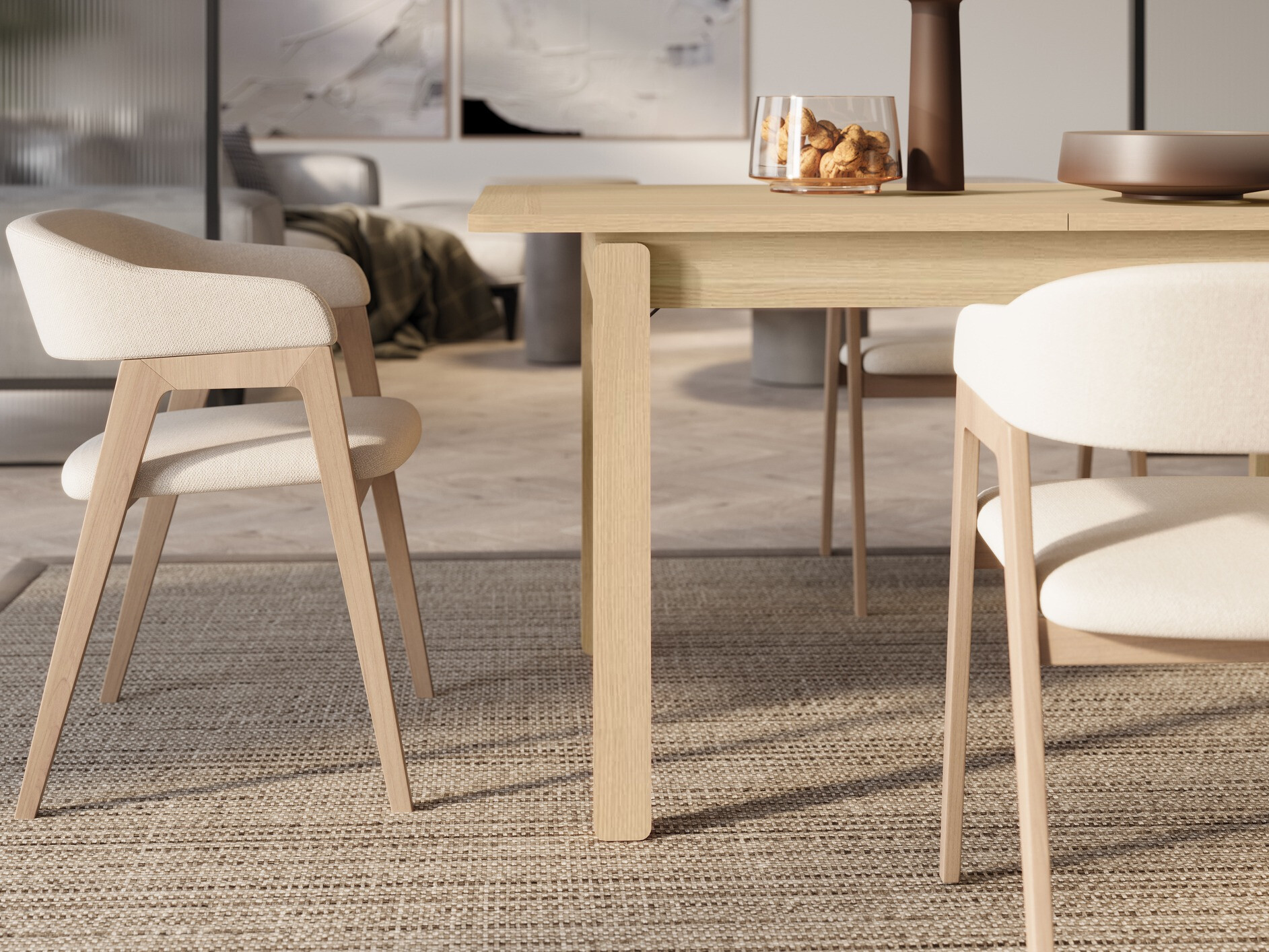 Table Fresno 173 (Chêne clair)