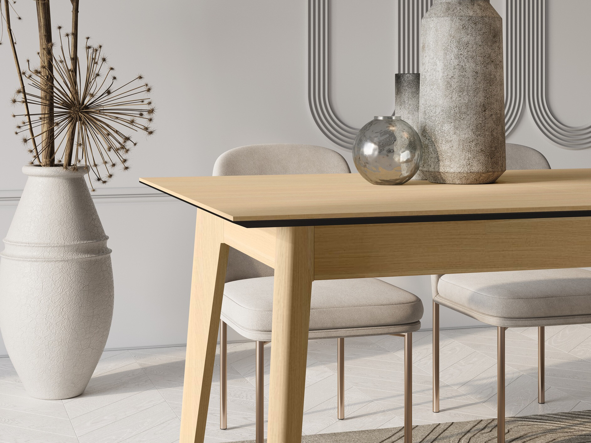 Table Fresno 174 (Chêne clair)
