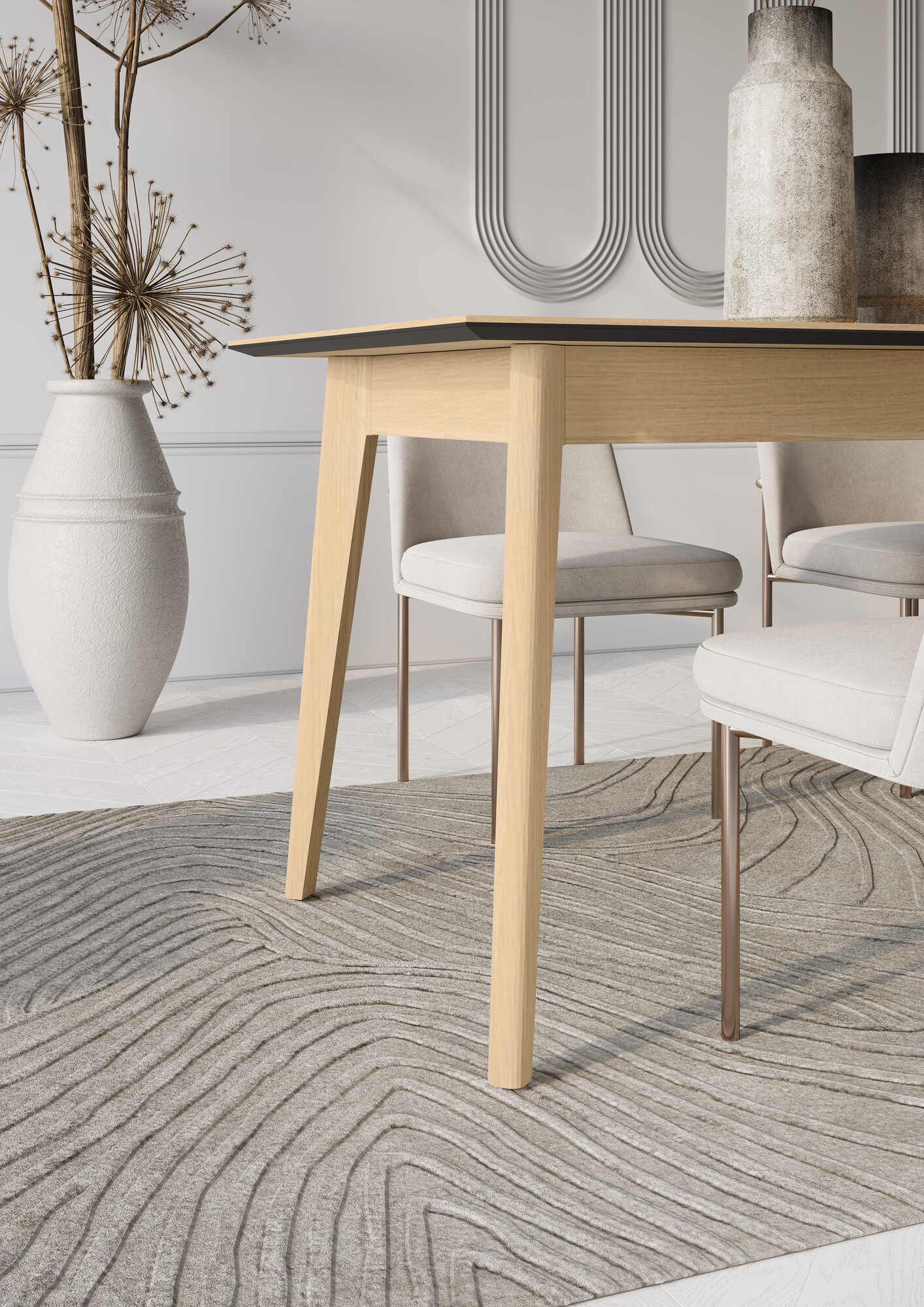 Table Fresno 174 (Chêne clair)