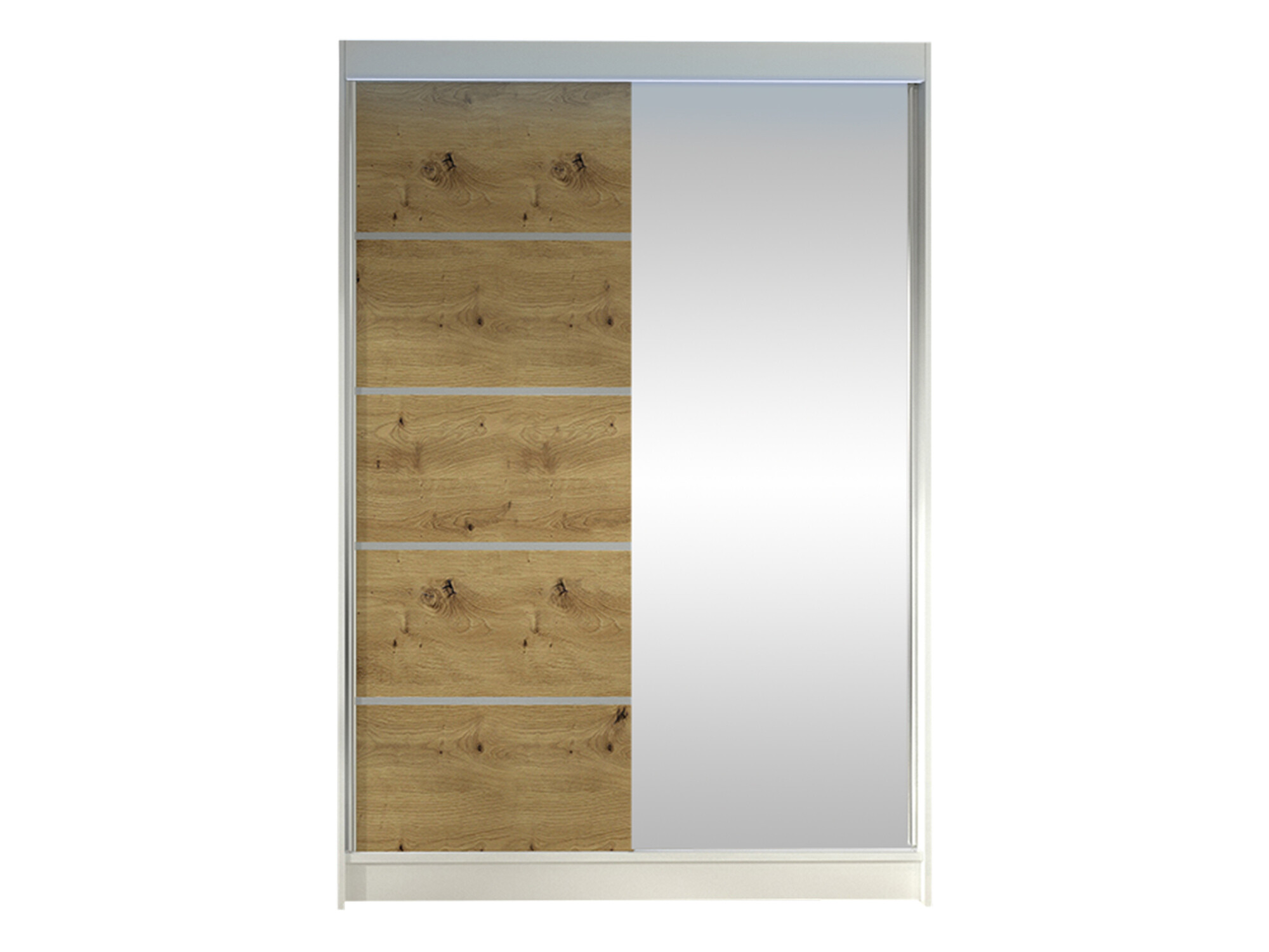 Armoire Closico Salvor III (Blanc + Chêne Artisan)