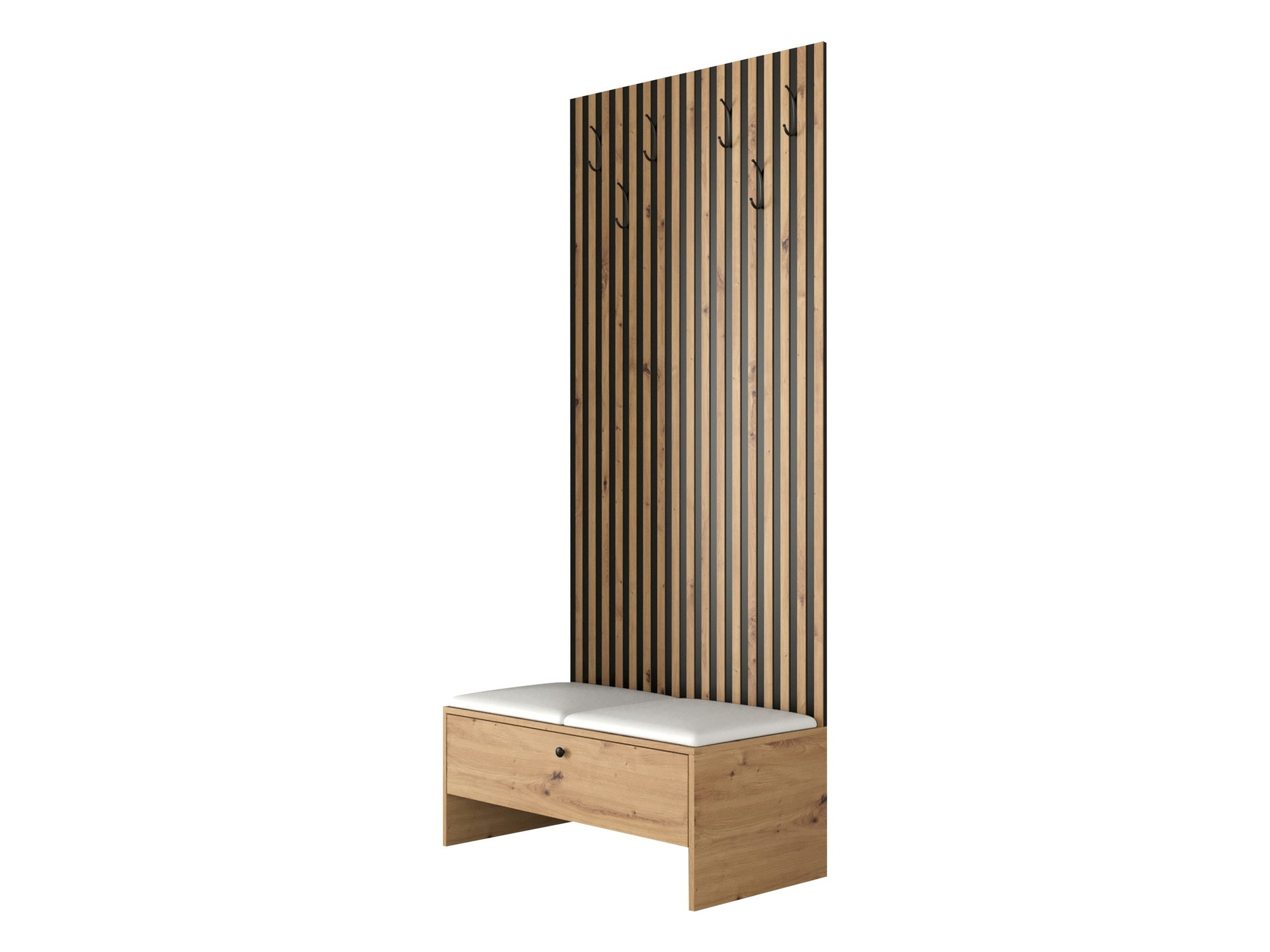 Ensemble de meubles d’entrée Donio IV (Chêne Artisan + Soft 017)