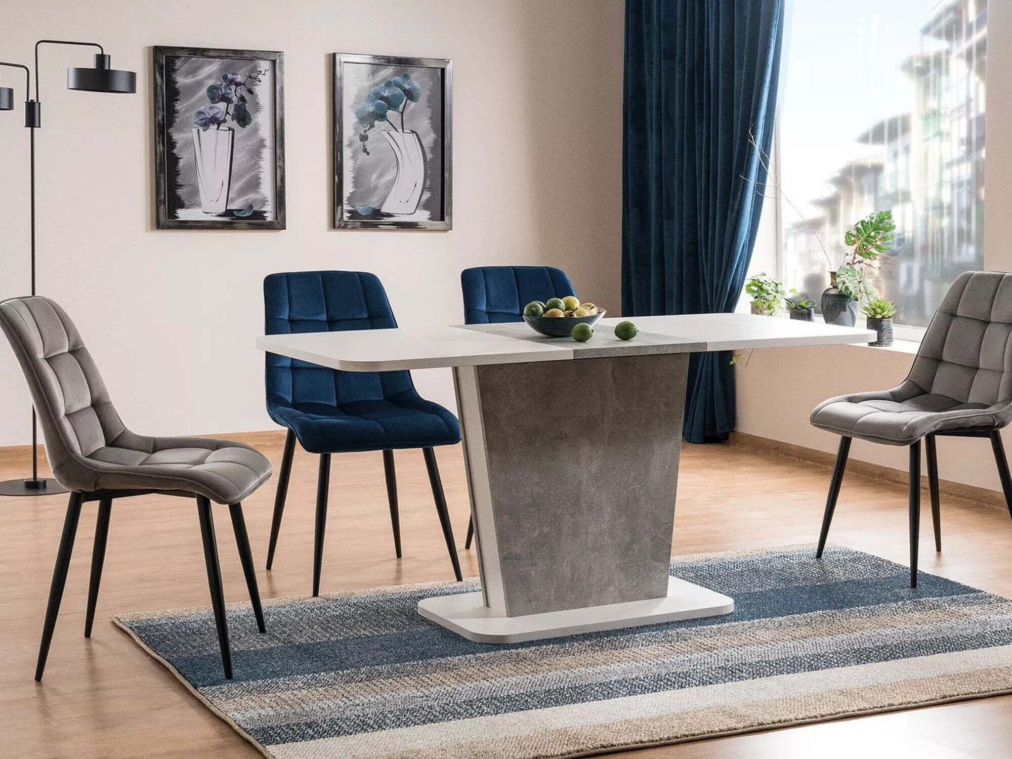 Chaise Detroit 752 (Bleu)