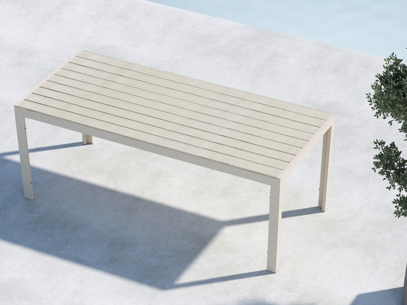 Table de jardin Dallas 4835 (Beige)