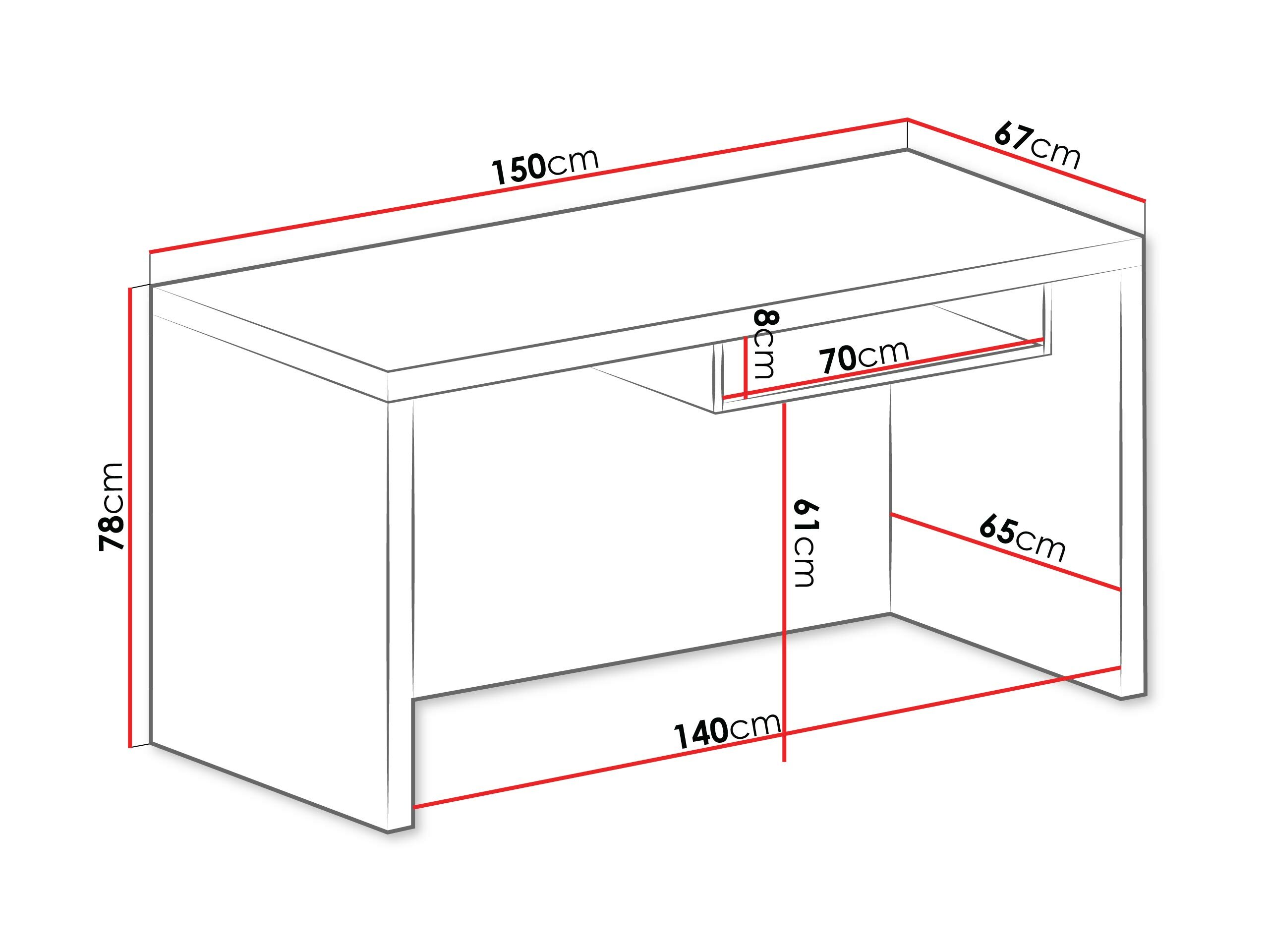 Bureau Fiomeri 122 (Chêne santana)