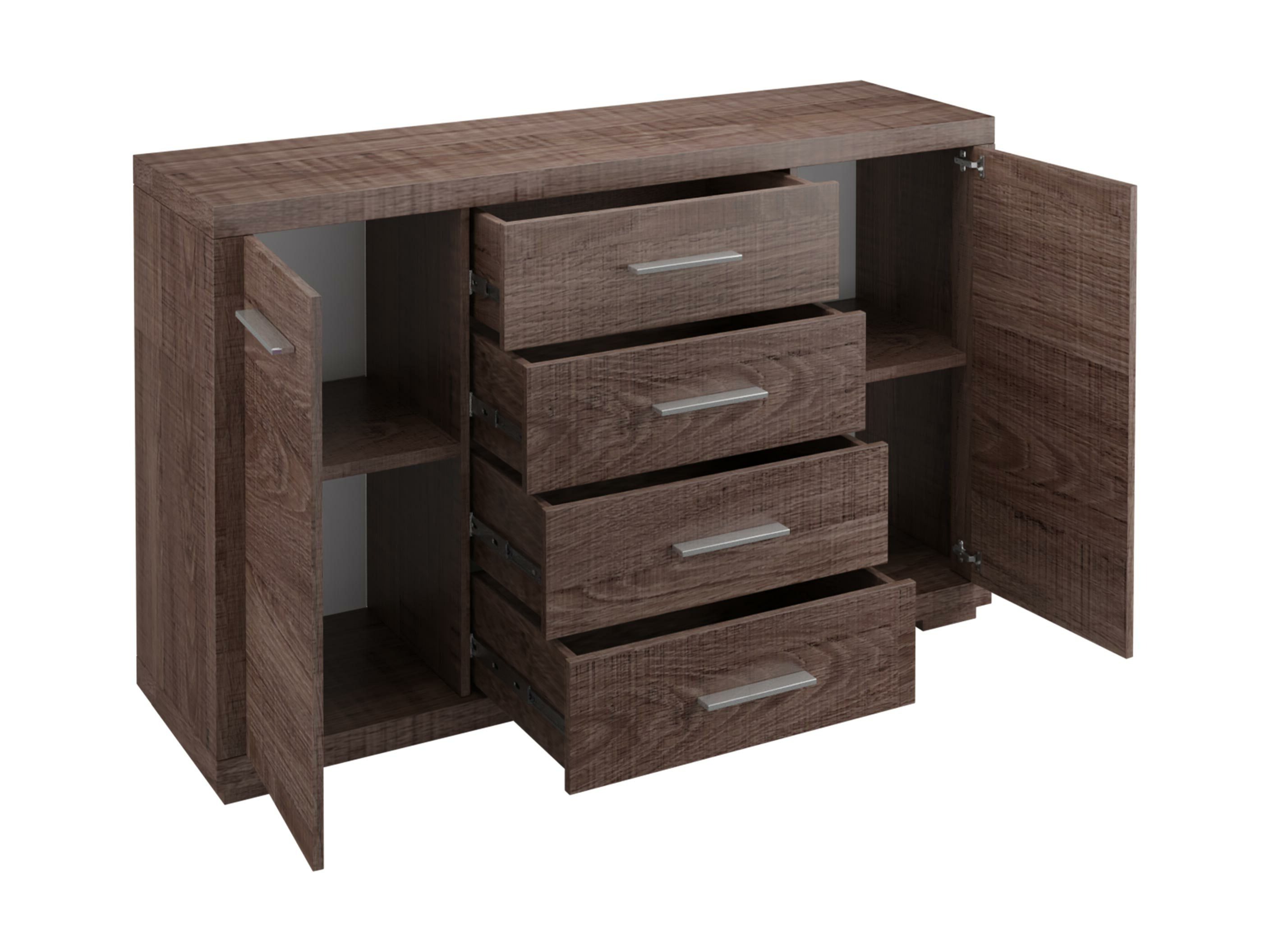 Commode Fiomeri 101 (Chêne santana foncé)
