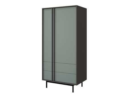 Armoire Levali 100 (Vert poussiéreux)