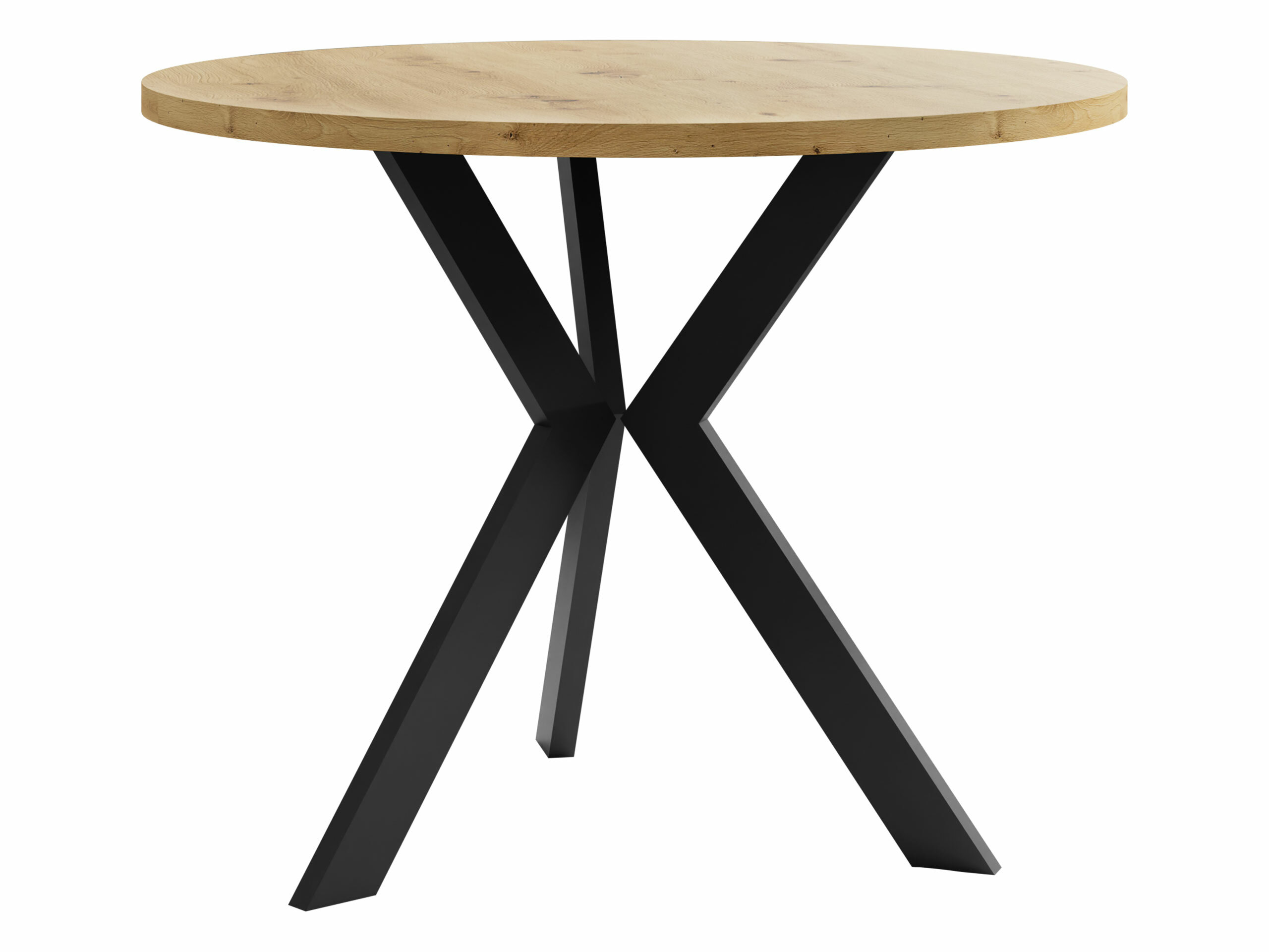 Table basse Dearborn 106 (Chêne Artisan + Noir)
