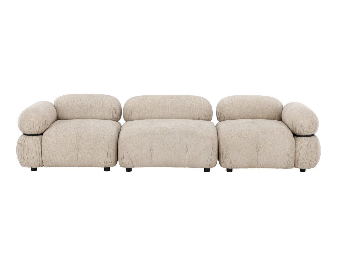 Canapé modulaire Evardale 104 (Beige + Noir)