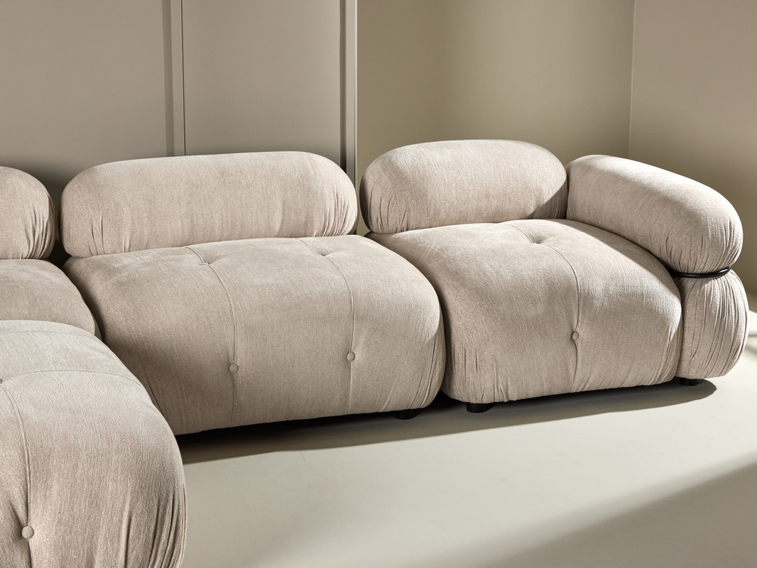 Canapé modulaire Evardale 104 (Beige + Noir)