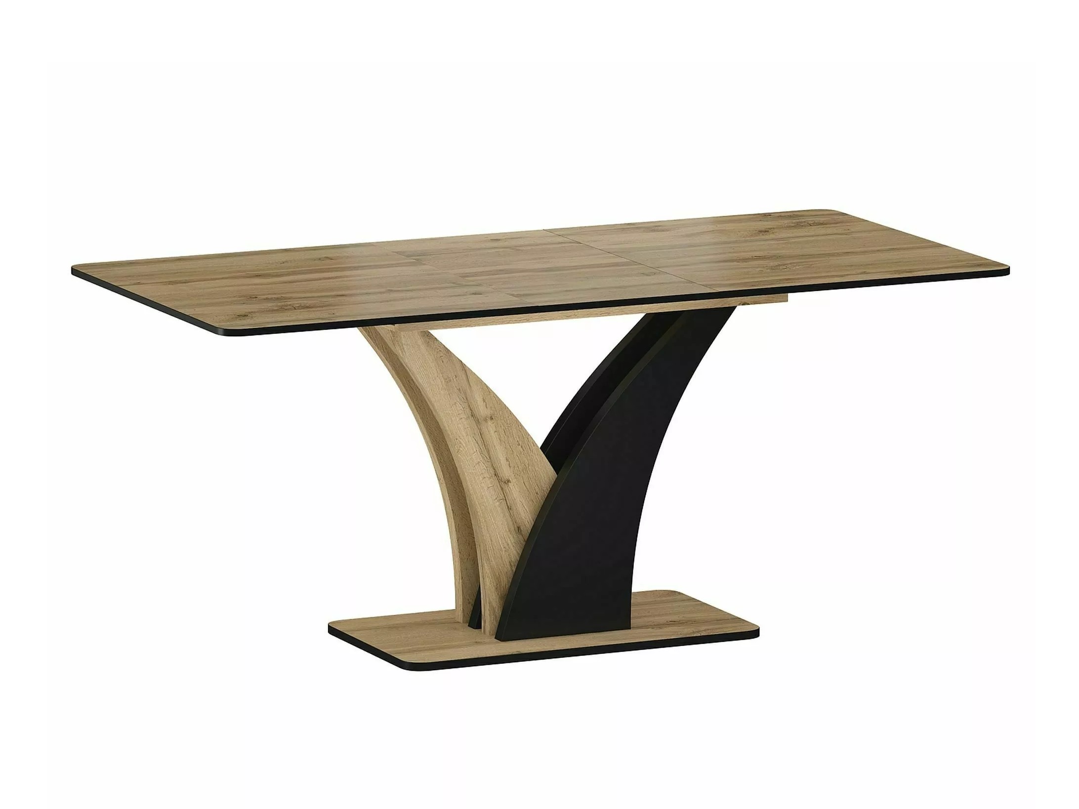 Table Detroit 761 (Chêne Artisan + Noir)