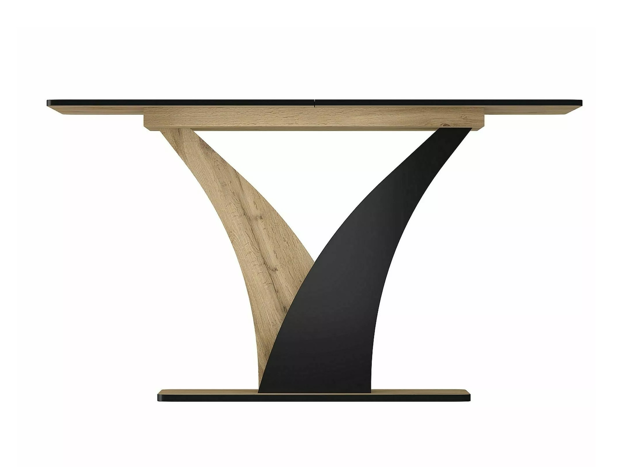 Table Detroit 761 (Chêne Artisan + Noir)